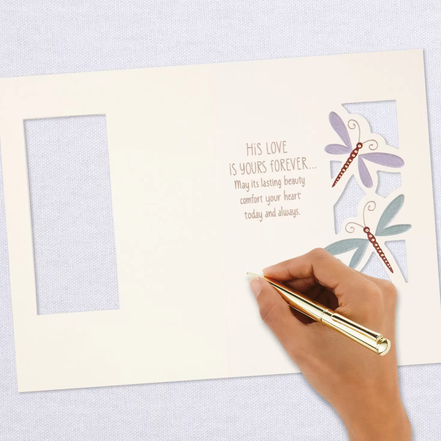 Fashion His Love Is Yours Forever Sympathy Card For Loss Of Husband Sympathy