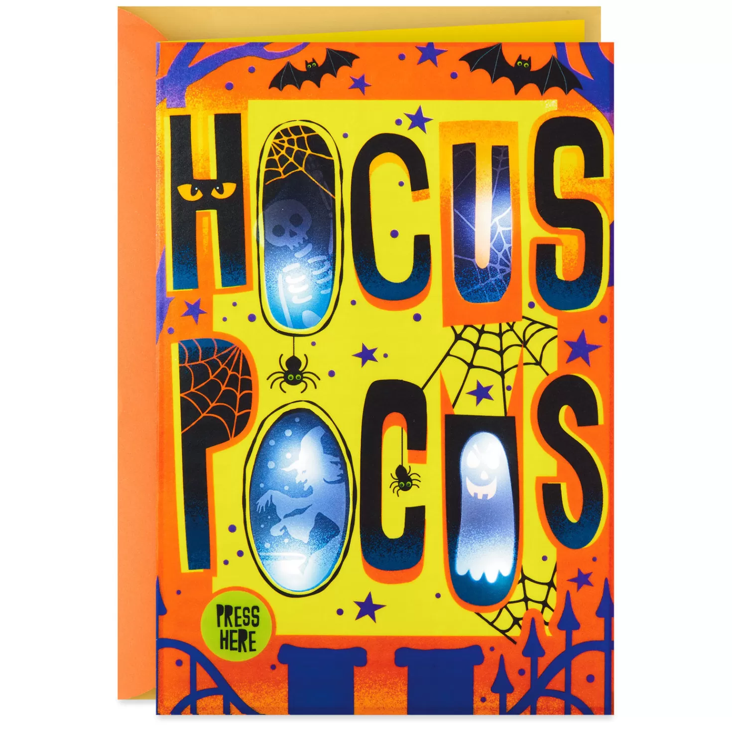 Halloween (10/31)>Hallmark Hocus Pocus Musical Halloween Card With Light