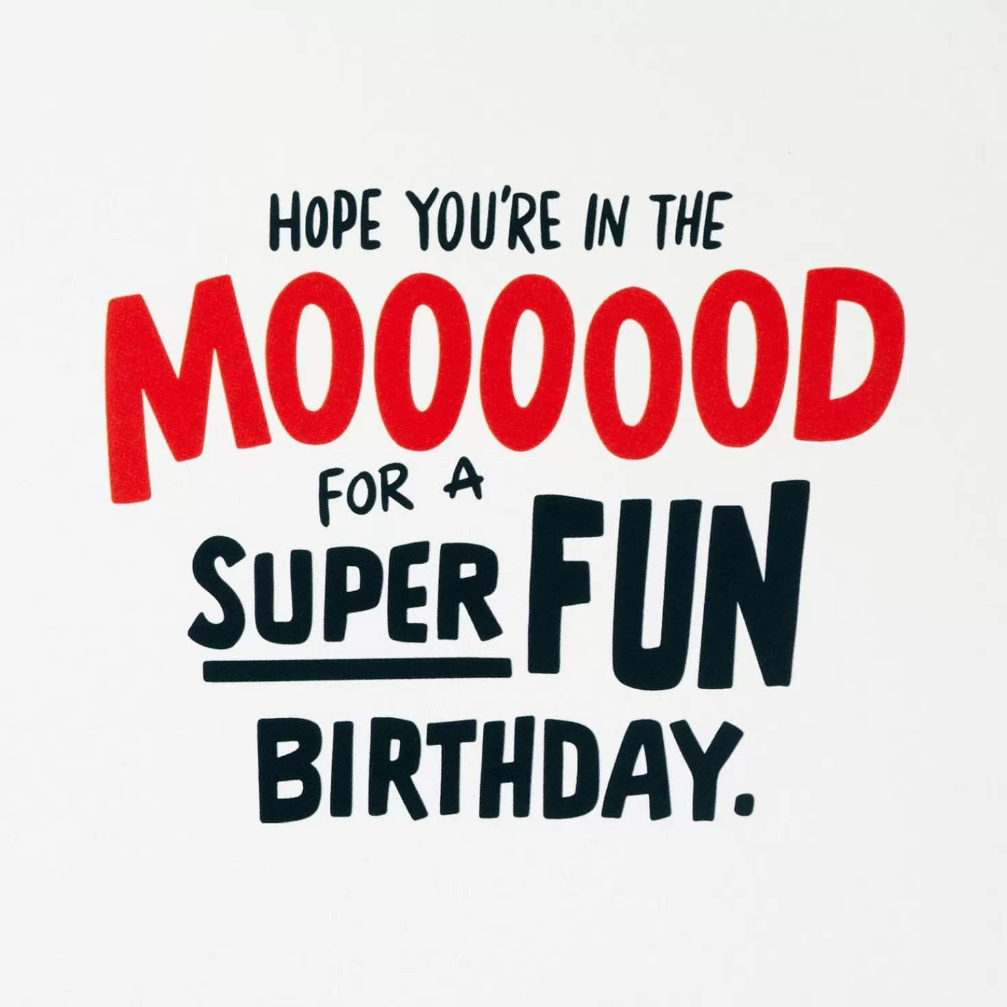 Birthday>Hallmark Hole-Y Cow Customizable Kids Birthday Card With Age Stickers