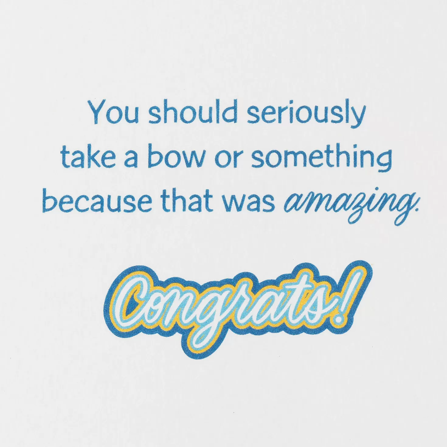 Outlet Holy Crap! Congratulations Card Congratulations
