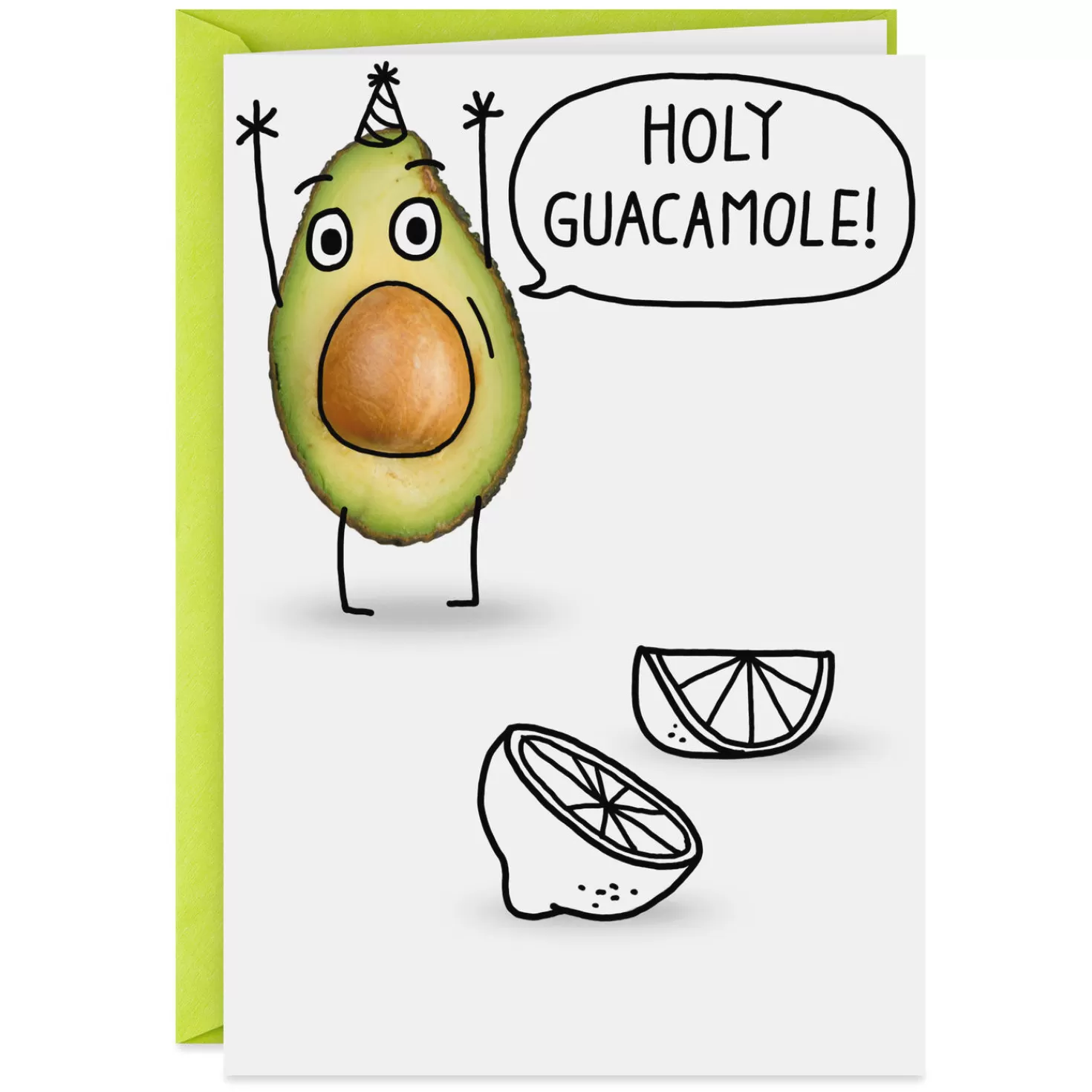 Birthday>Hallmark Holy Guacamole Avocado Funny Birthday Card
