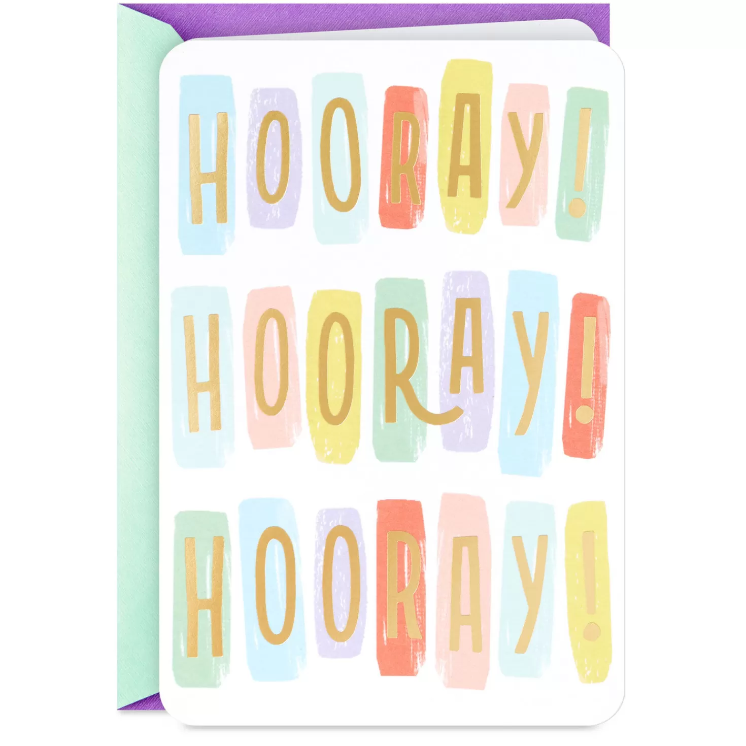 Fashion Hooray Hooray Hooray Congratulations Card Encouragement