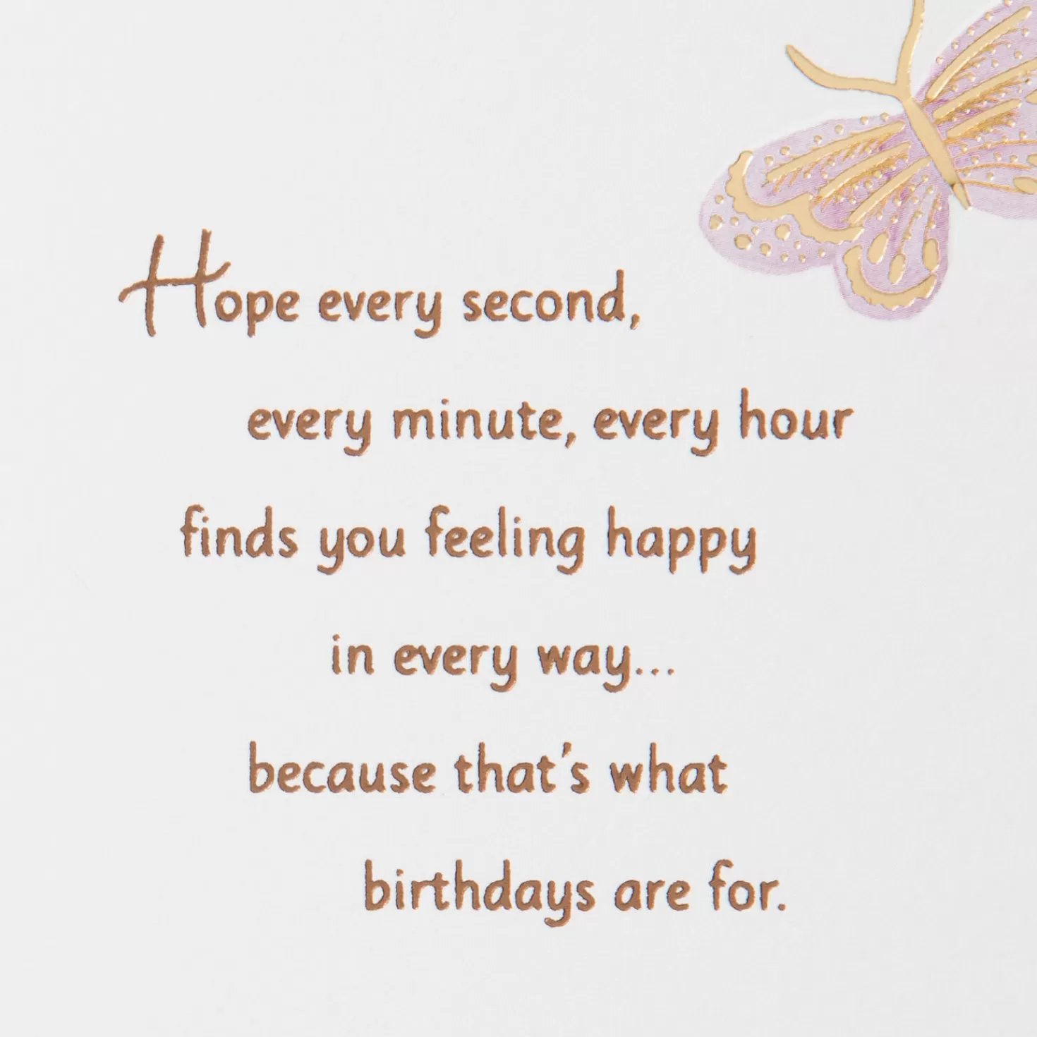Birthday>Hallmark Hope You Feel Happy In Every Way Birthday Card