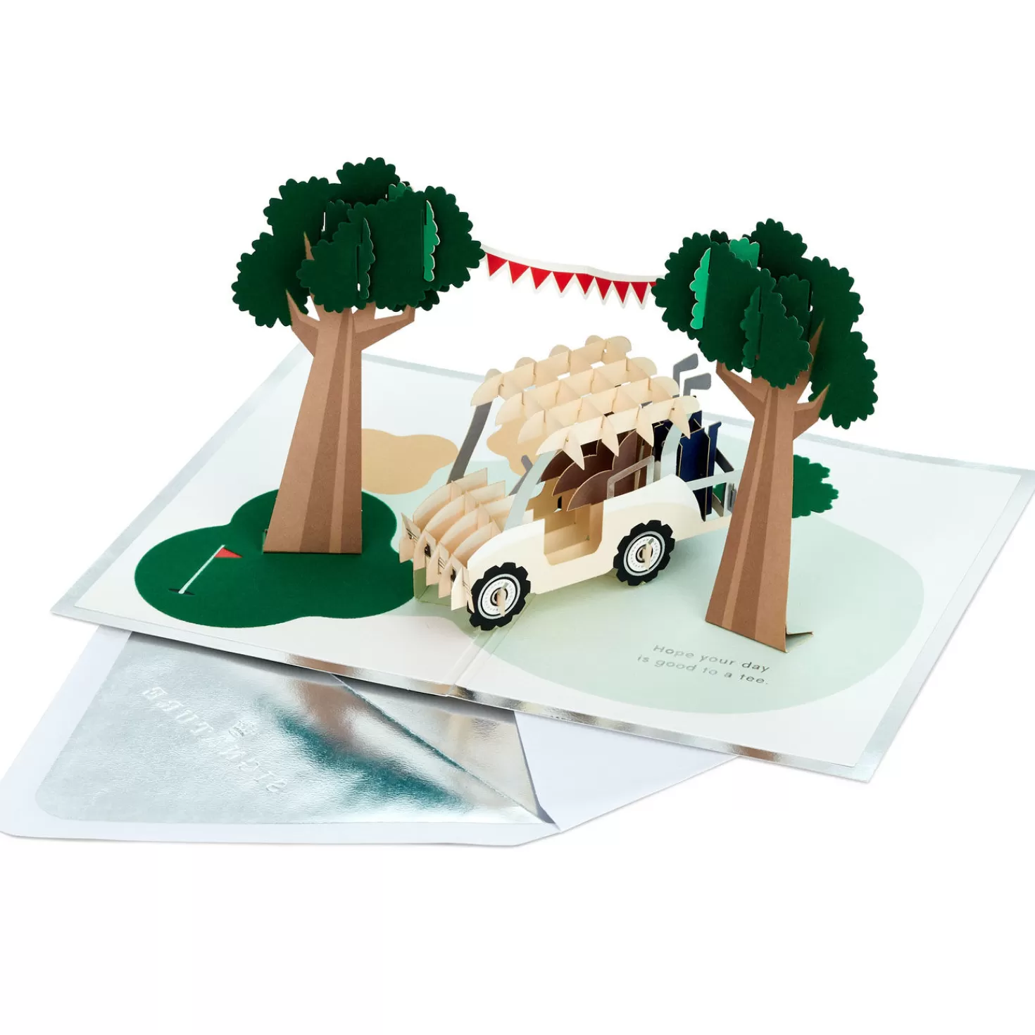 Flash Sale Hope Your Day Is Good To A Tee Golf 3D Pop-Up Card Encouragement