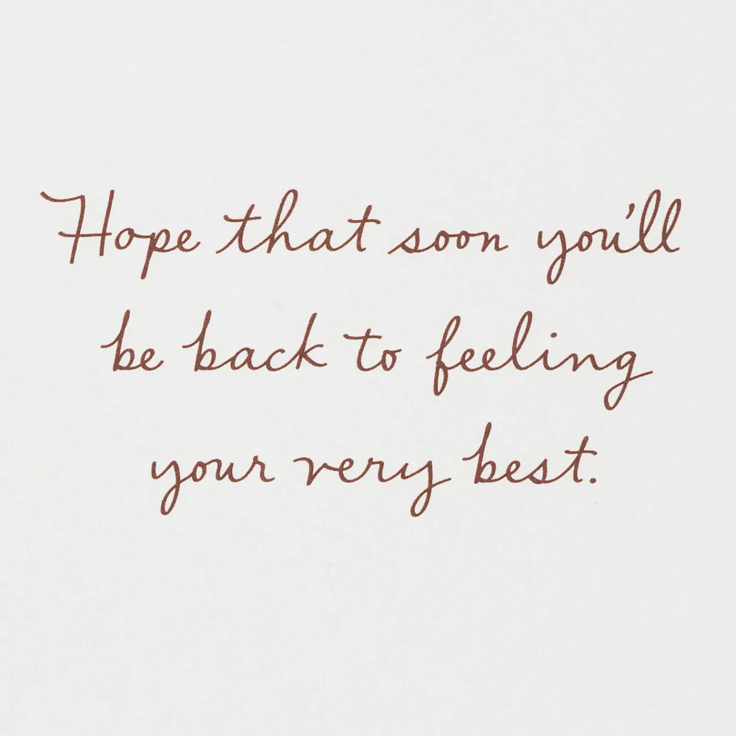 Flash Sale Hope You'Re Soon Feeling Your Best Get Well Card Get Well