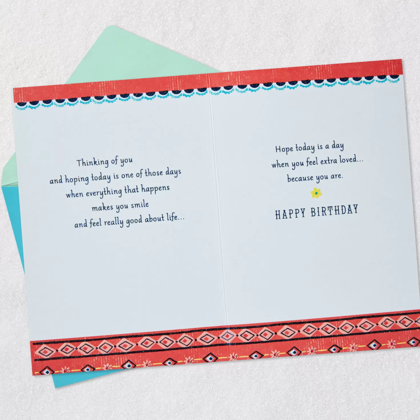Birthday>Hallmark Hoping Today Makes You Smile Birthday Card For Daughter-In-Law