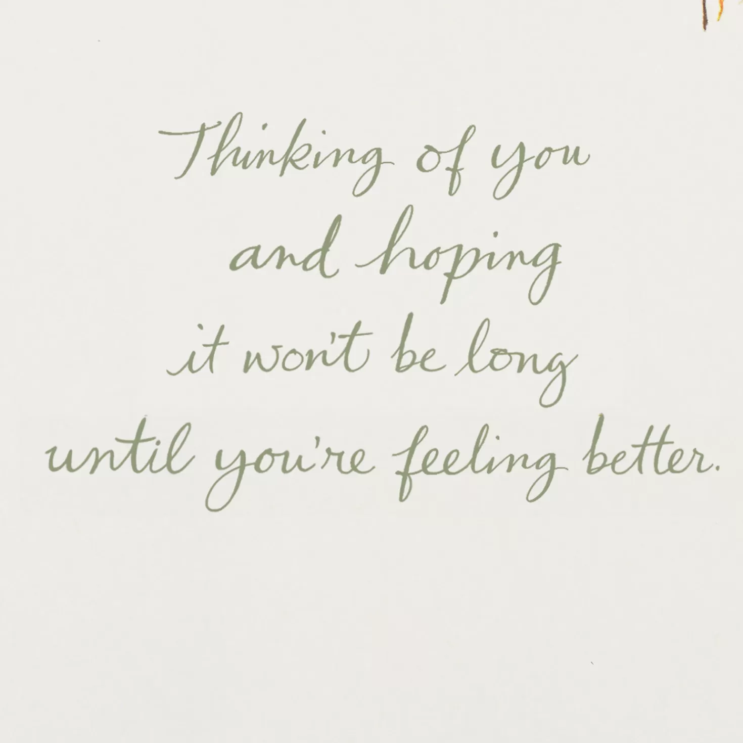 Store Hoping You Feel Better Soon Get Well Card Get Well