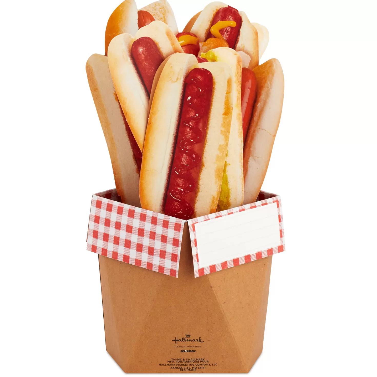 Fashion Hot Dogs Hope Today Is A Real Wiener Funny 3D Pop-Up Card Encouragement