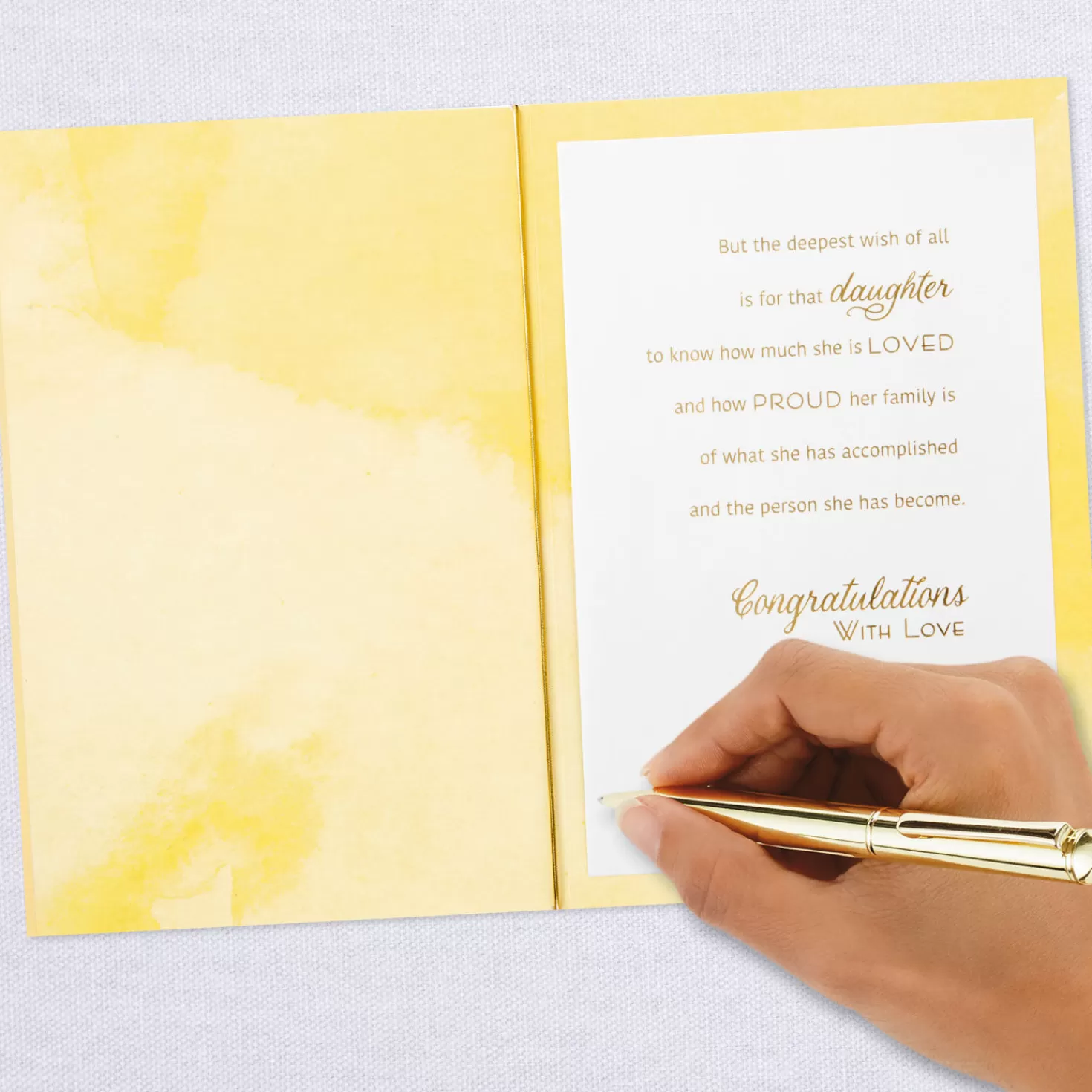 Best Sale How Much You Are Loved Graduation Card For Daughter Graduation