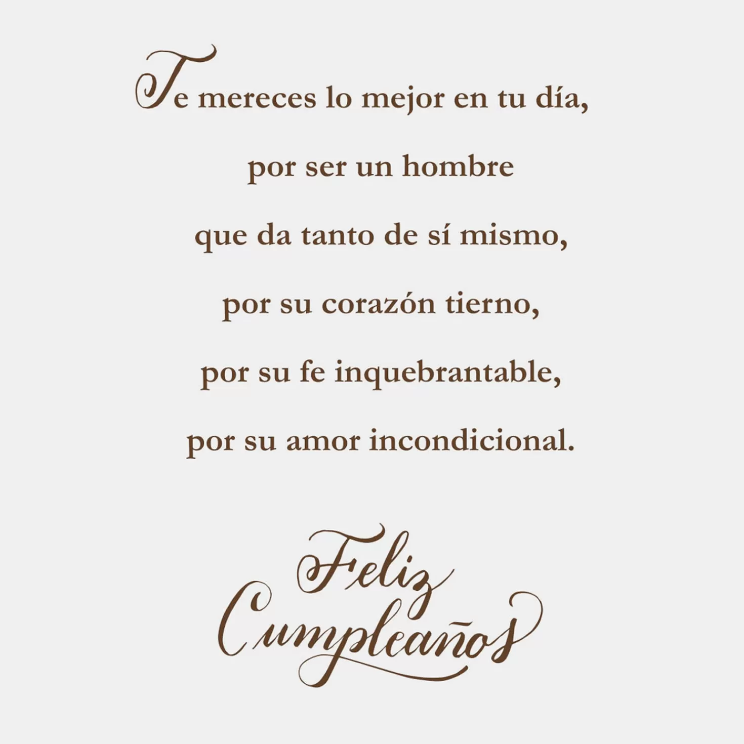 Birthday>Hallmark Husband And Friend Spanish-Language Religious Birthday Card