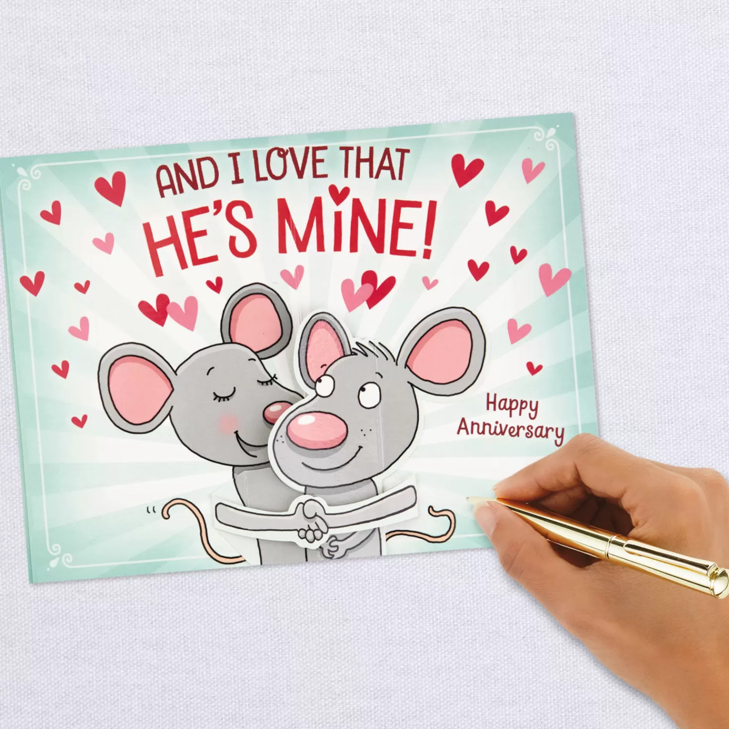 Anniversary>Hallmark I Adore You Pop-Up Anniversary Card For Husband