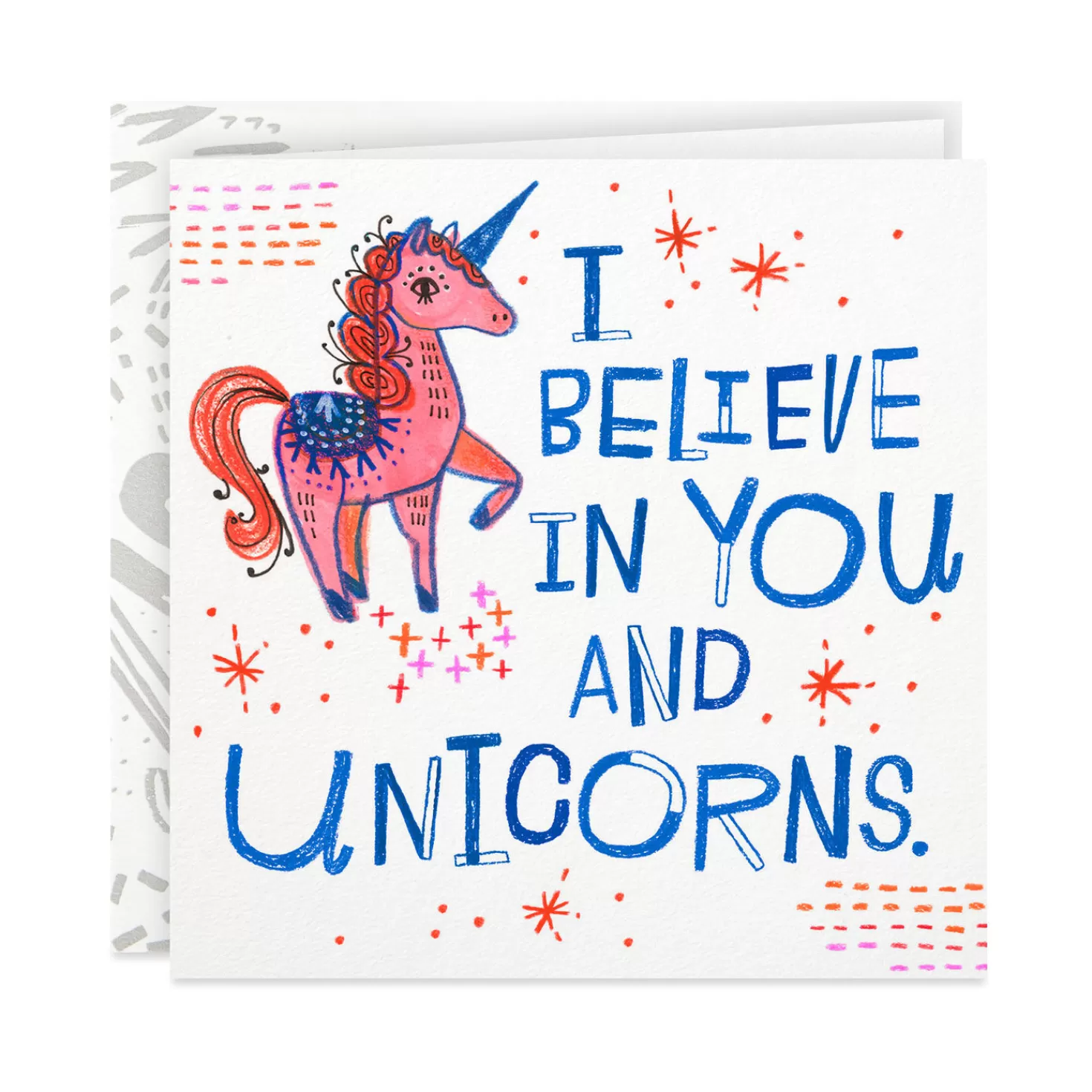 Outlet I Believe In You And Unicorns Encouragement Card Encouragement