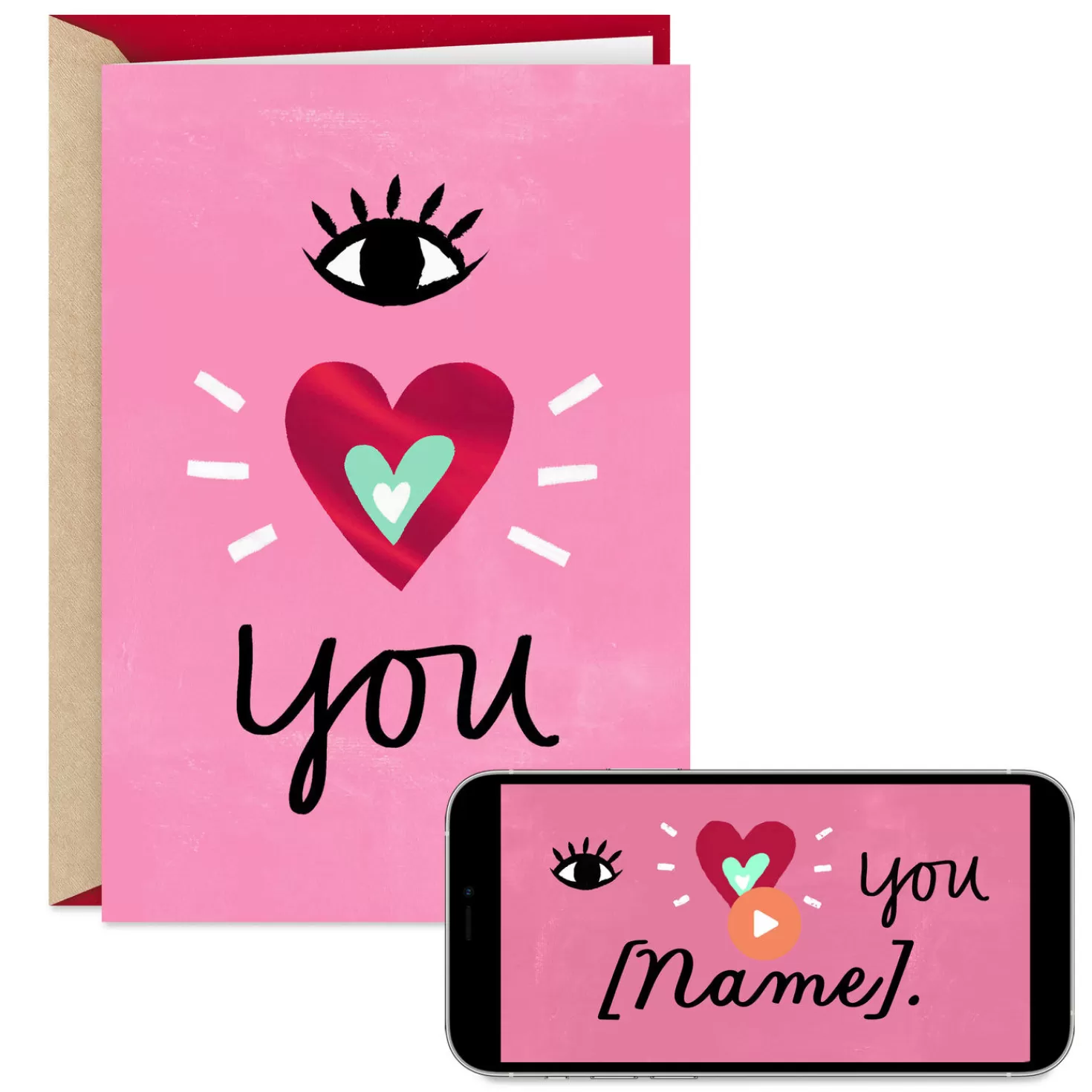 Anniversary>Hallmark I Heart You Video Greeting Love Card