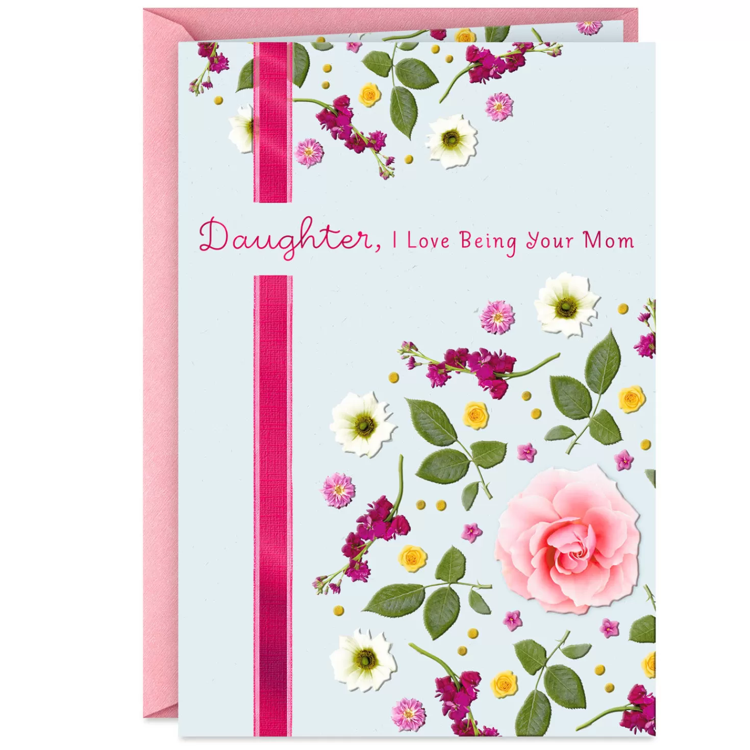 Birthday>Hallmark I Love Being Your Mom Birthday Card For Daughter