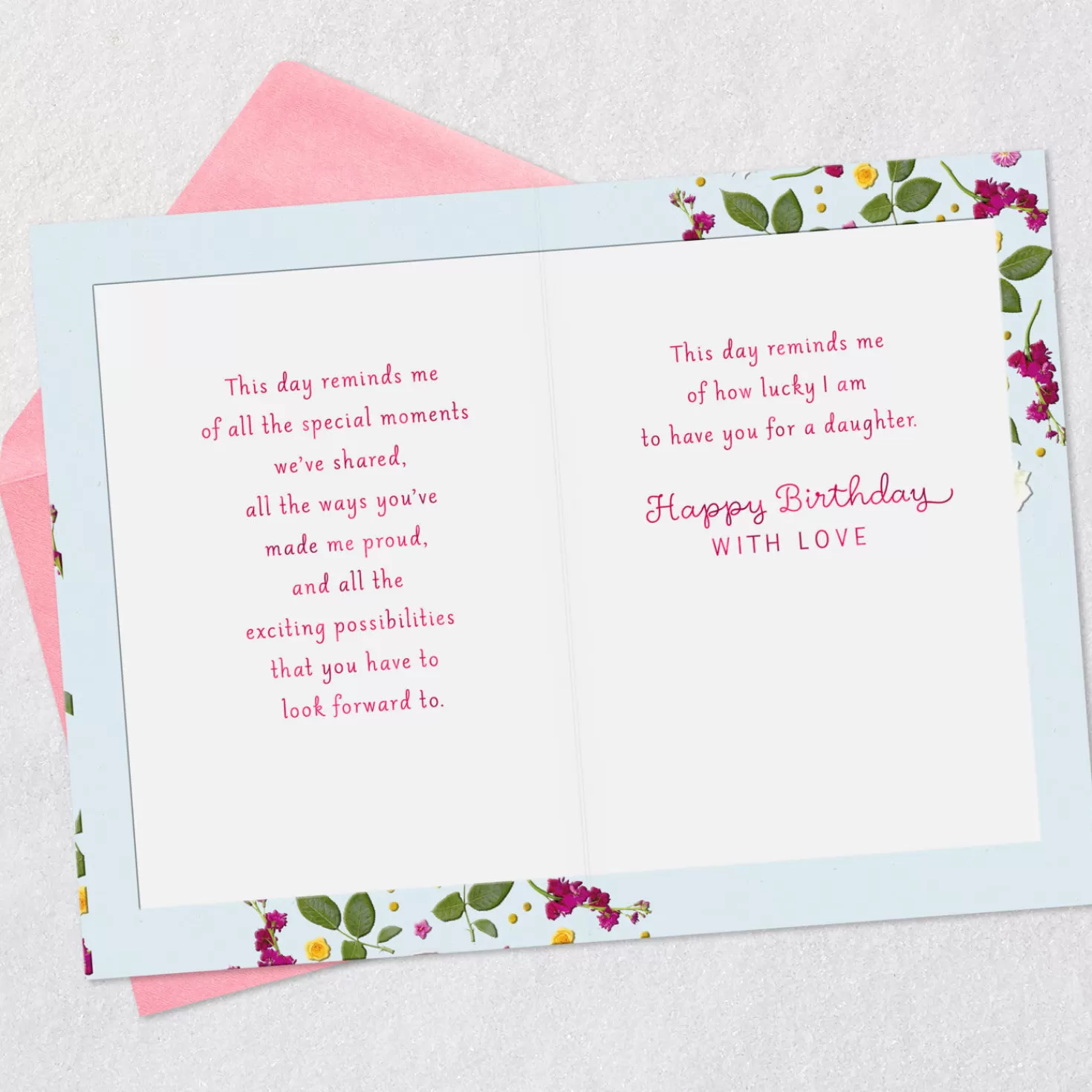 Birthday>Hallmark I Love Being Your Mom Birthday Card For Daughter