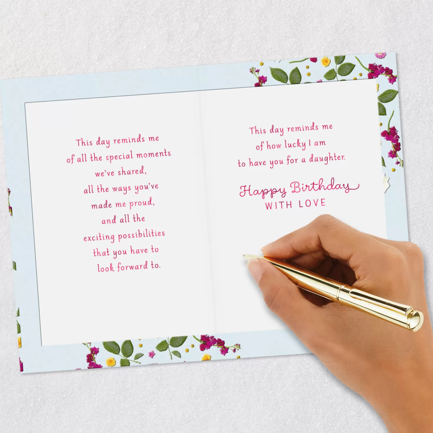 Birthday>Hallmark I Love Being Your Mom Birthday Card For Daughter