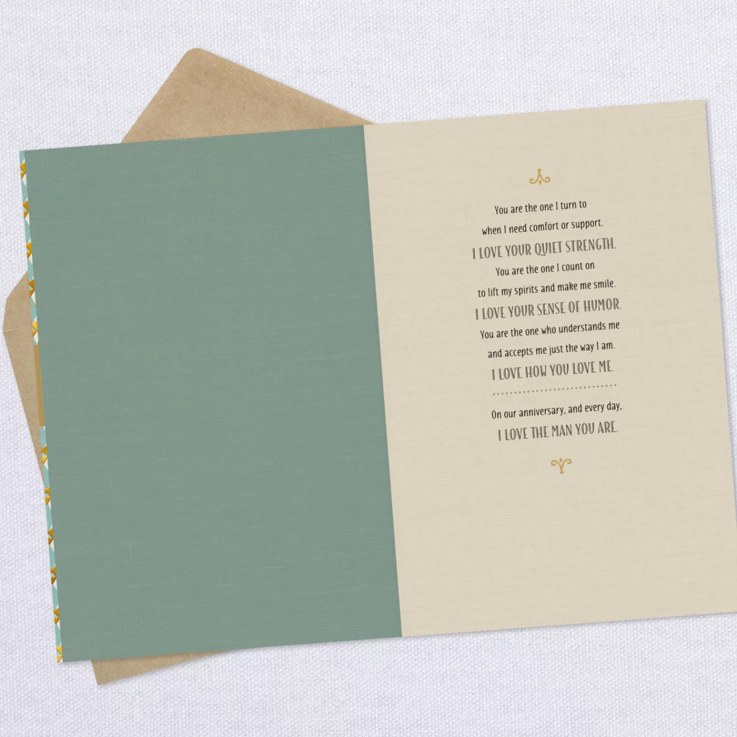 Anniversary>Hallmark I Love How You Love Me Anniversary Card For Husband