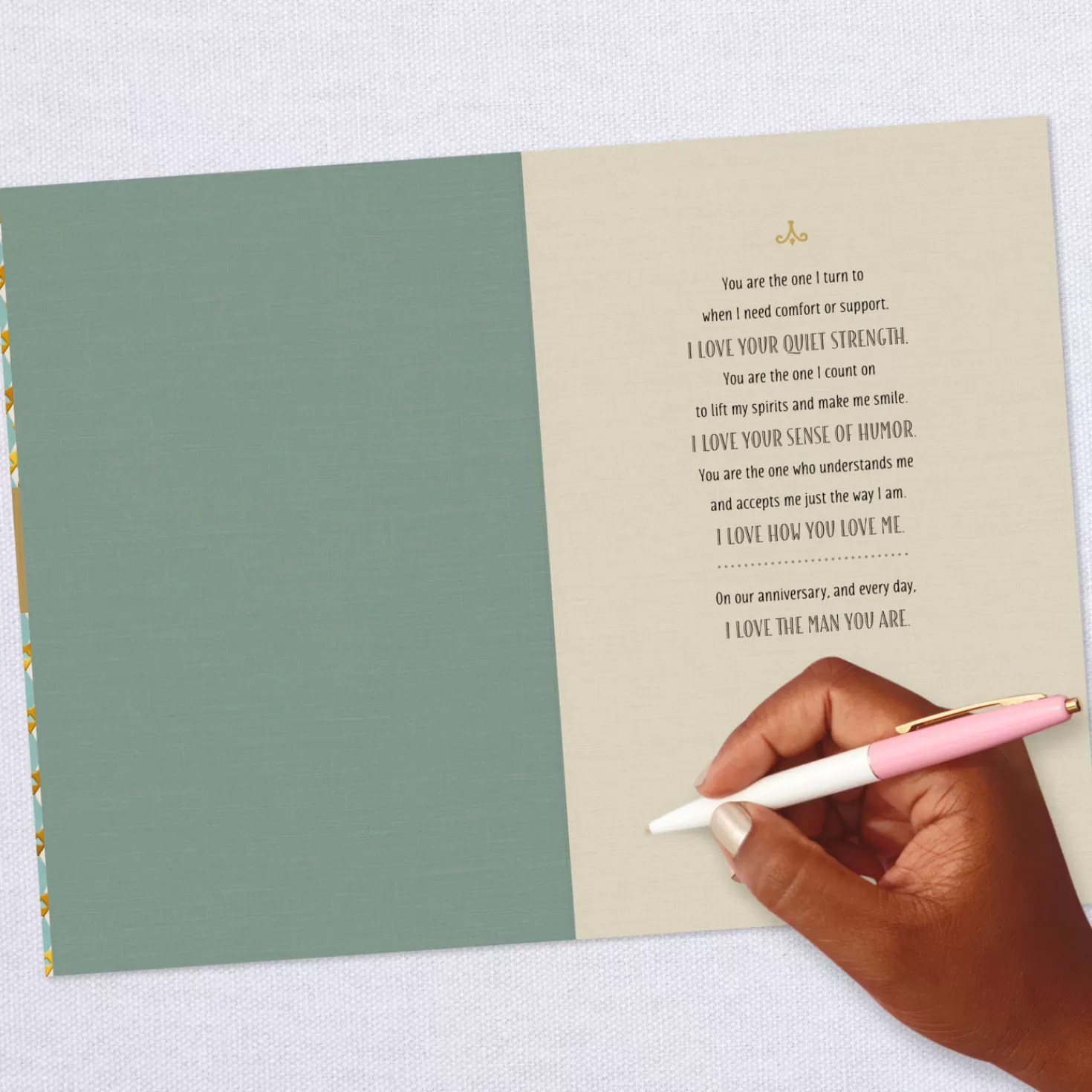 Anniversary>Hallmark I Love How You Love Me Anniversary Card For Husband