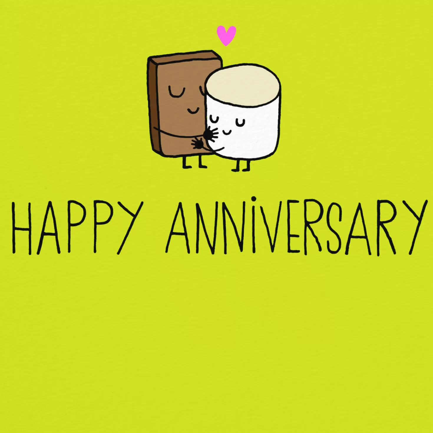 Anniversary>Hallmark I Love You S'More And S'More Anniversary Card