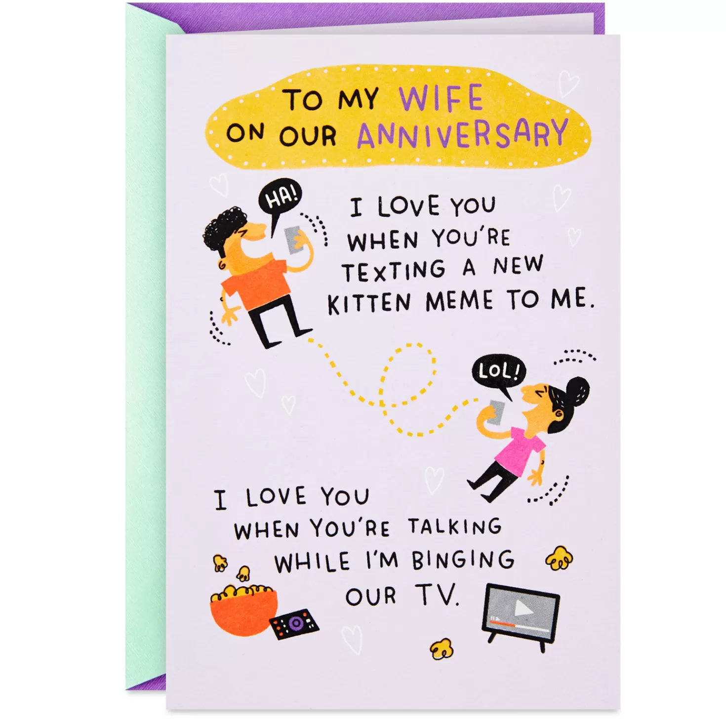 Anniversary>Hallmark I Love You When… Anniversary Card For Wife