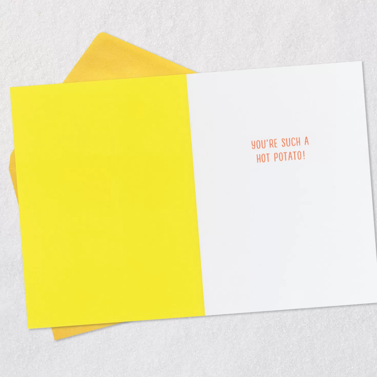 Anniversary>Hallmark I Only Have Fries For You Romantic Funny Love Card