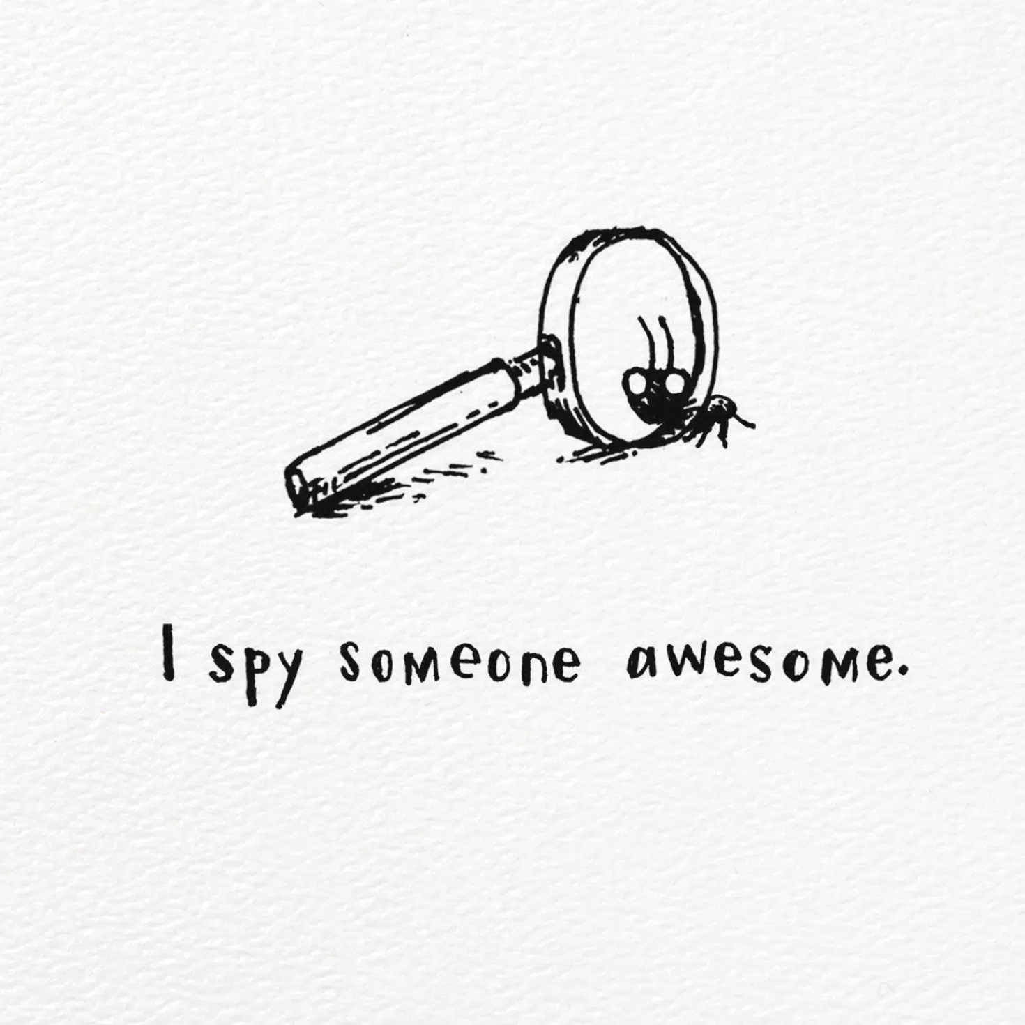 Fashion I Spy Someone Awesome Card Encouragement