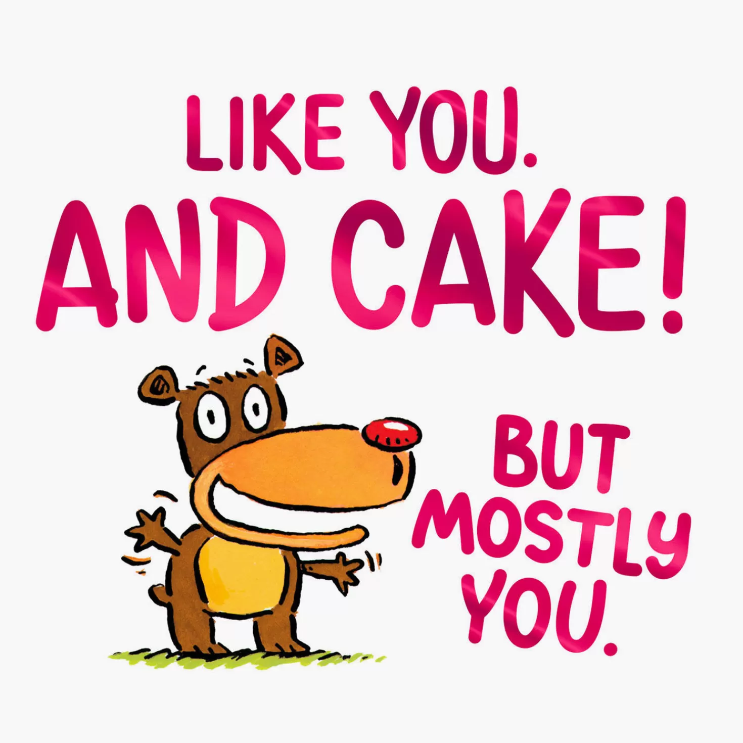 Birthday>Hallmark I Thank The Lord For You And Cake Funny Birthday Card