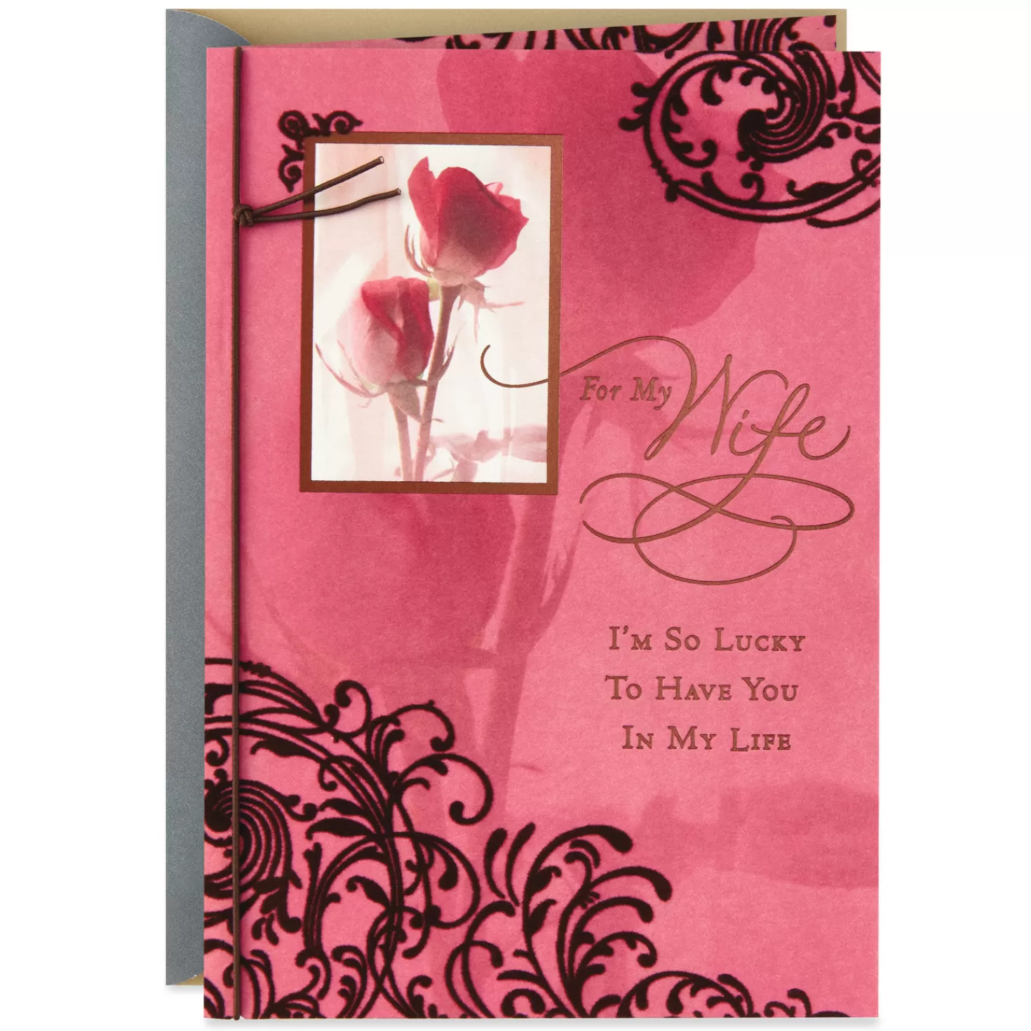 Anniversary>Hallmark I'M A Lucky Man Anniversary Card For Wife