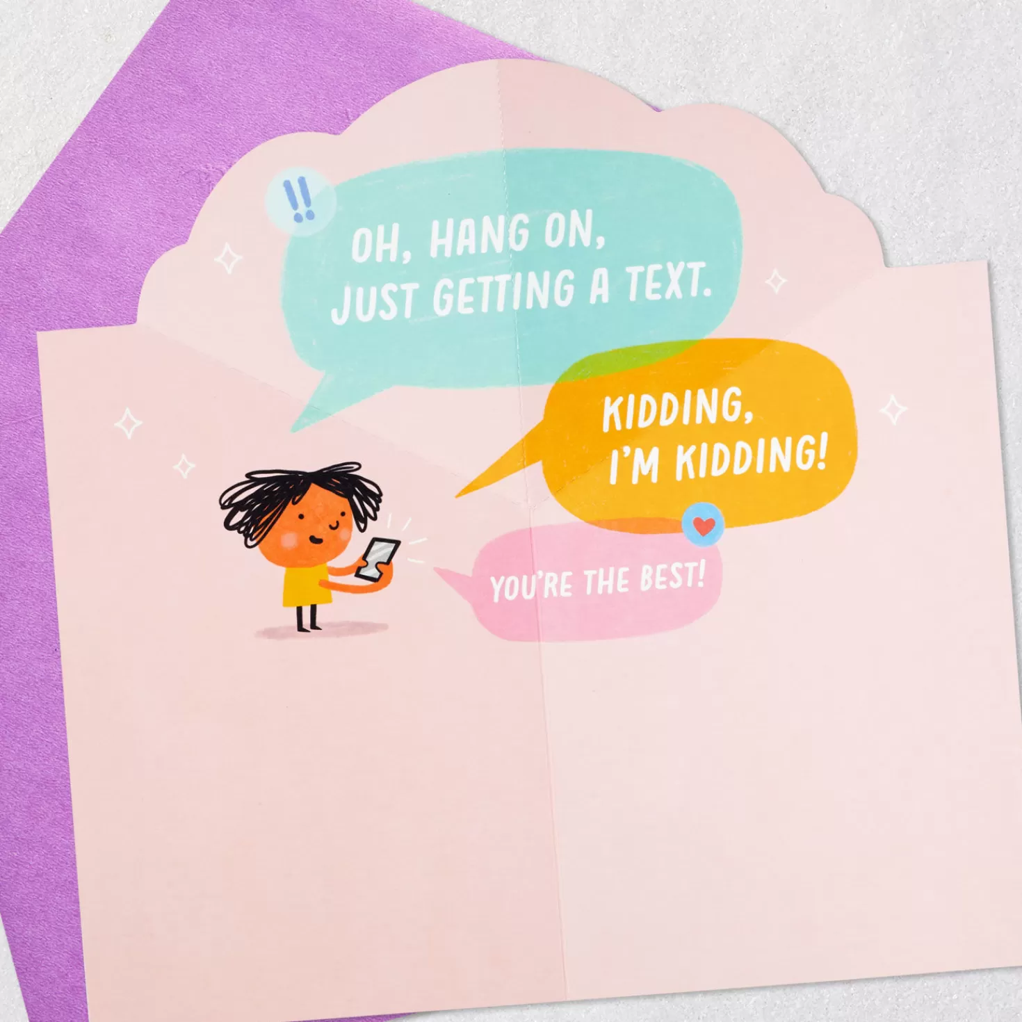 Birthday>Hallmark I'M Busy With My Phone Funny Pop-Up Birthday Card For Mom