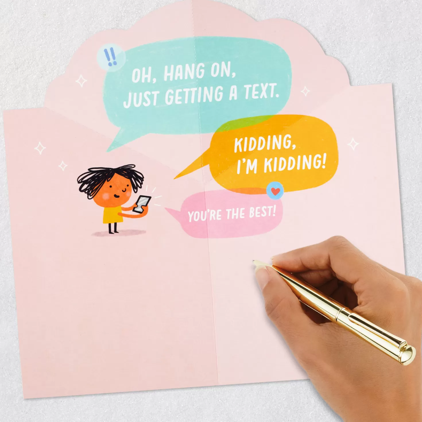 Birthday>Hallmark I'M Busy With My Phone Funny Pop-Up Birthday Card For Mom