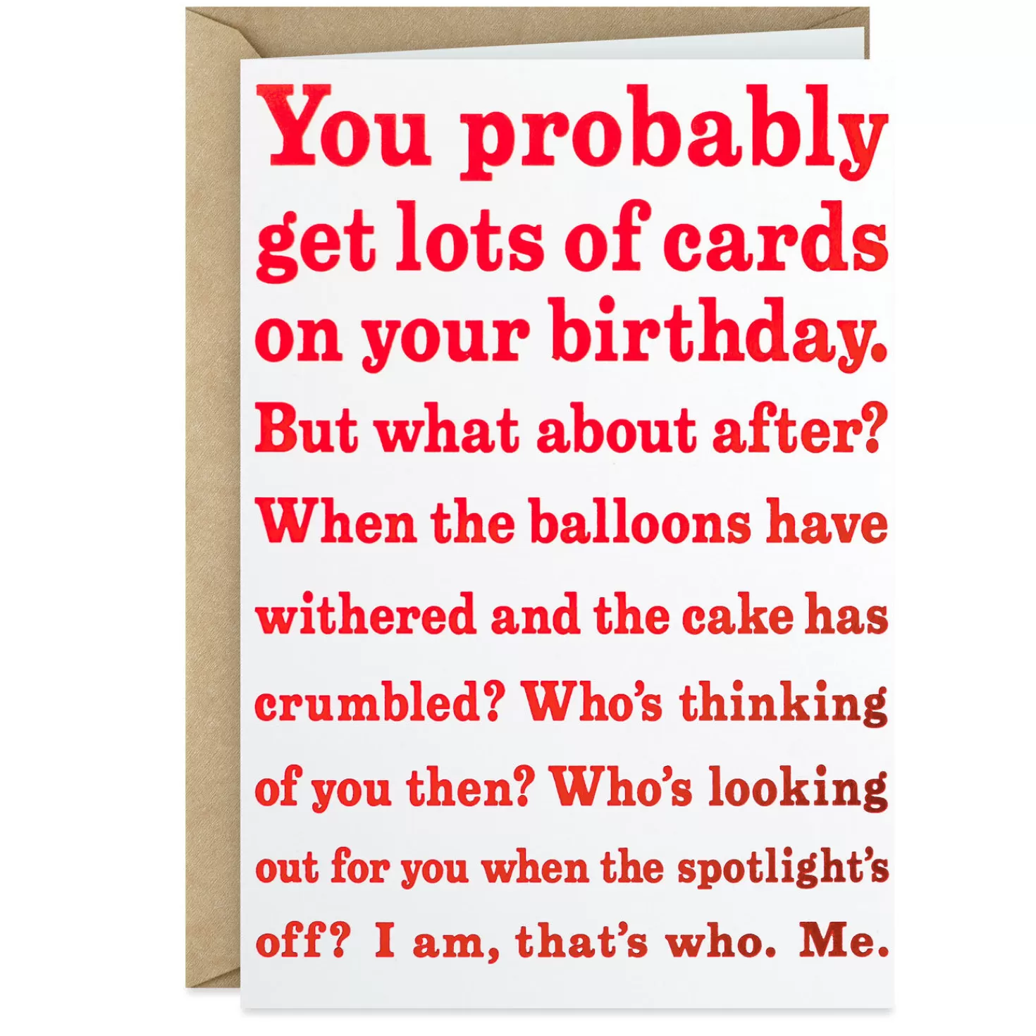 Birthday>Hallmark I'M Not Late, I'M Sensitive Funny Belated Birthday Card