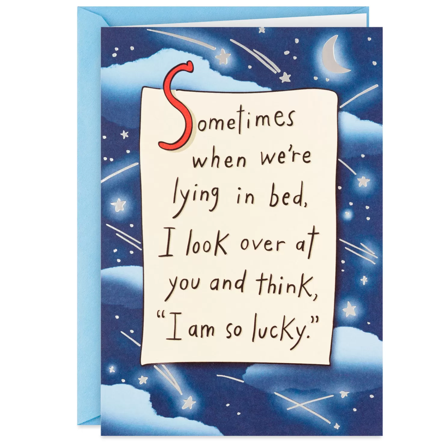 Anniversary>Hallmark I'M Still Lucky Funny Anniversary Card