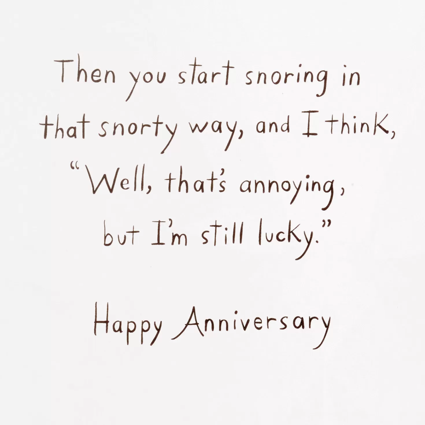 Anniversary>Hallmark I'M Still Lucky Funny Anniversary Card