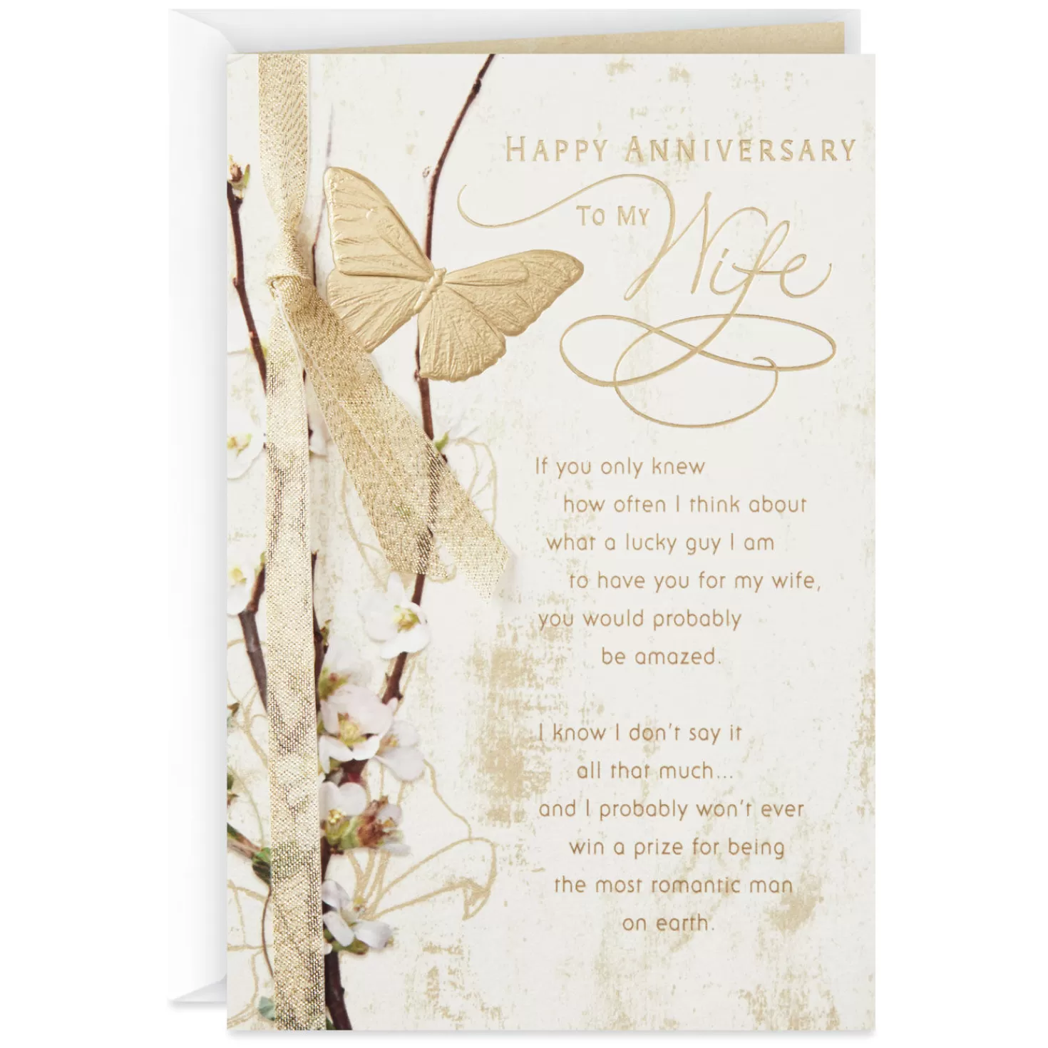 Anniversary>Hallmark I'M Such A Lucky Guy Anniversary Card For Wife