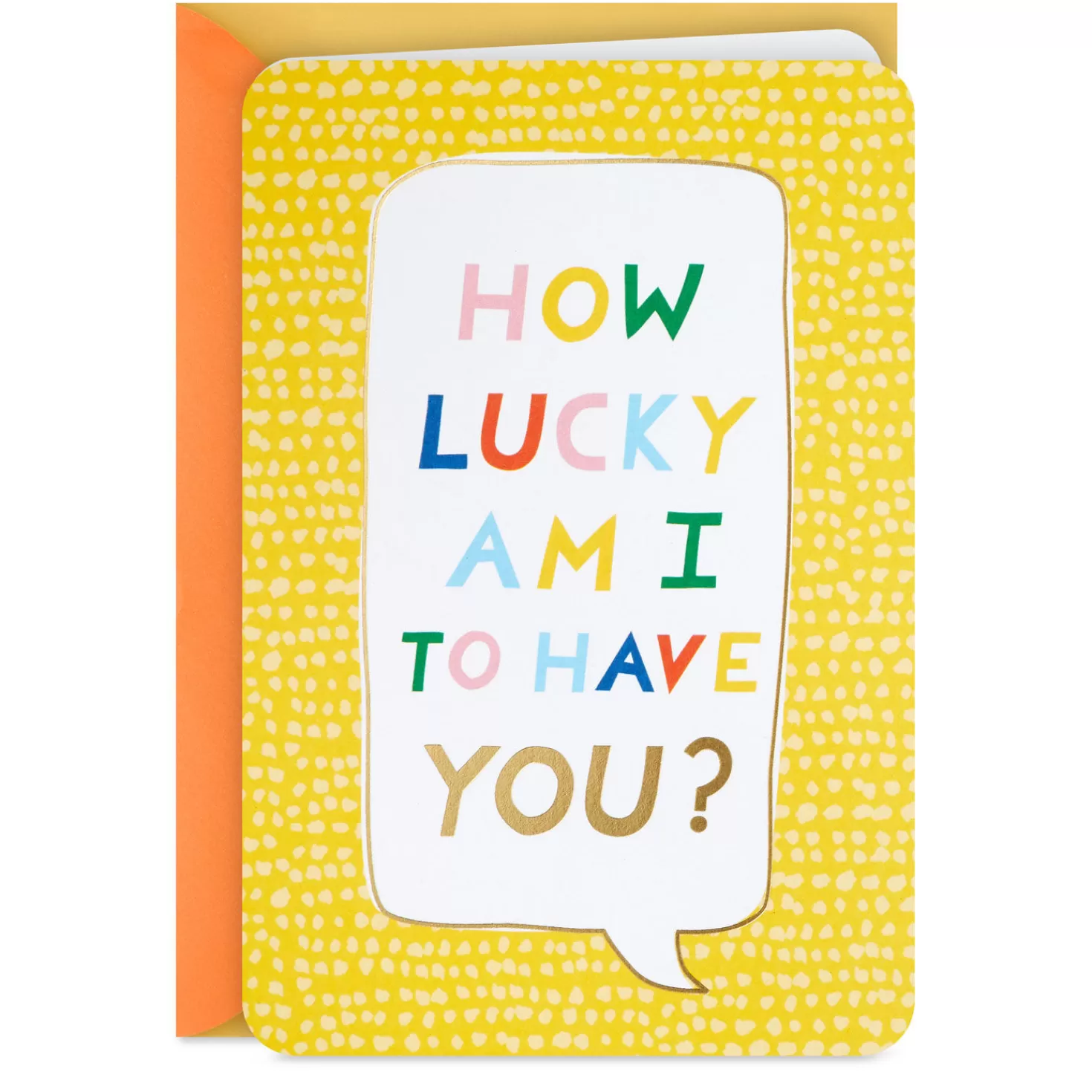 Sale I'M Very Lucky To Have You Card Encouragement