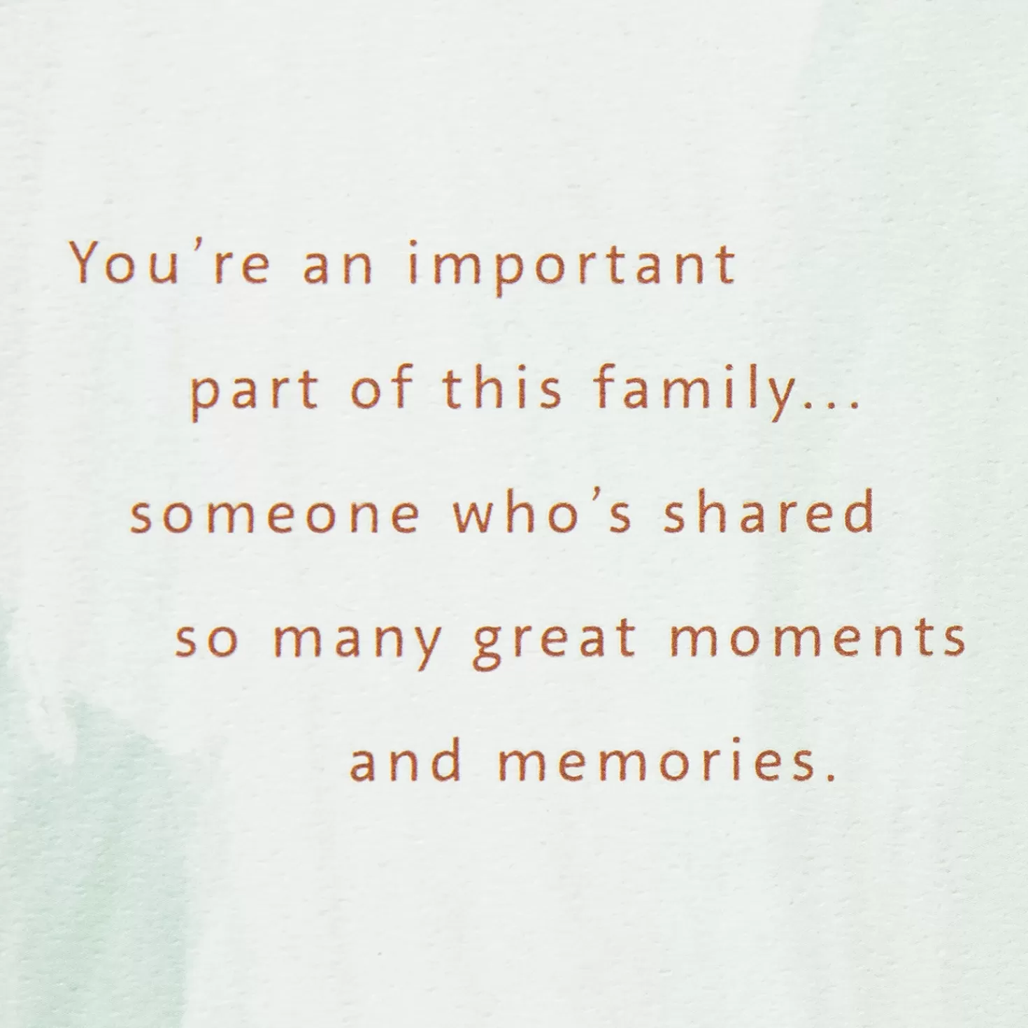 Birthday>Hallmark Important Part Of The Family Birthday Card For Uncle
