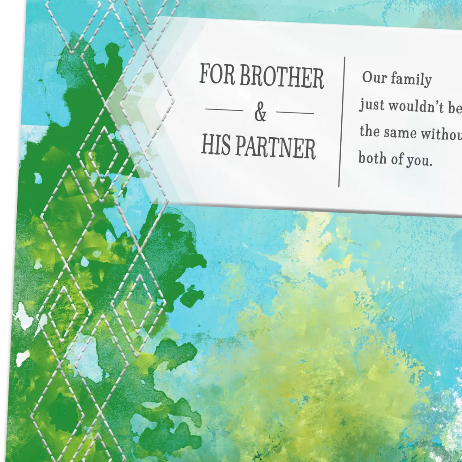 Anniversary>Hallmark Impressionist Landscape Anniversary Card For Brother And His Partner