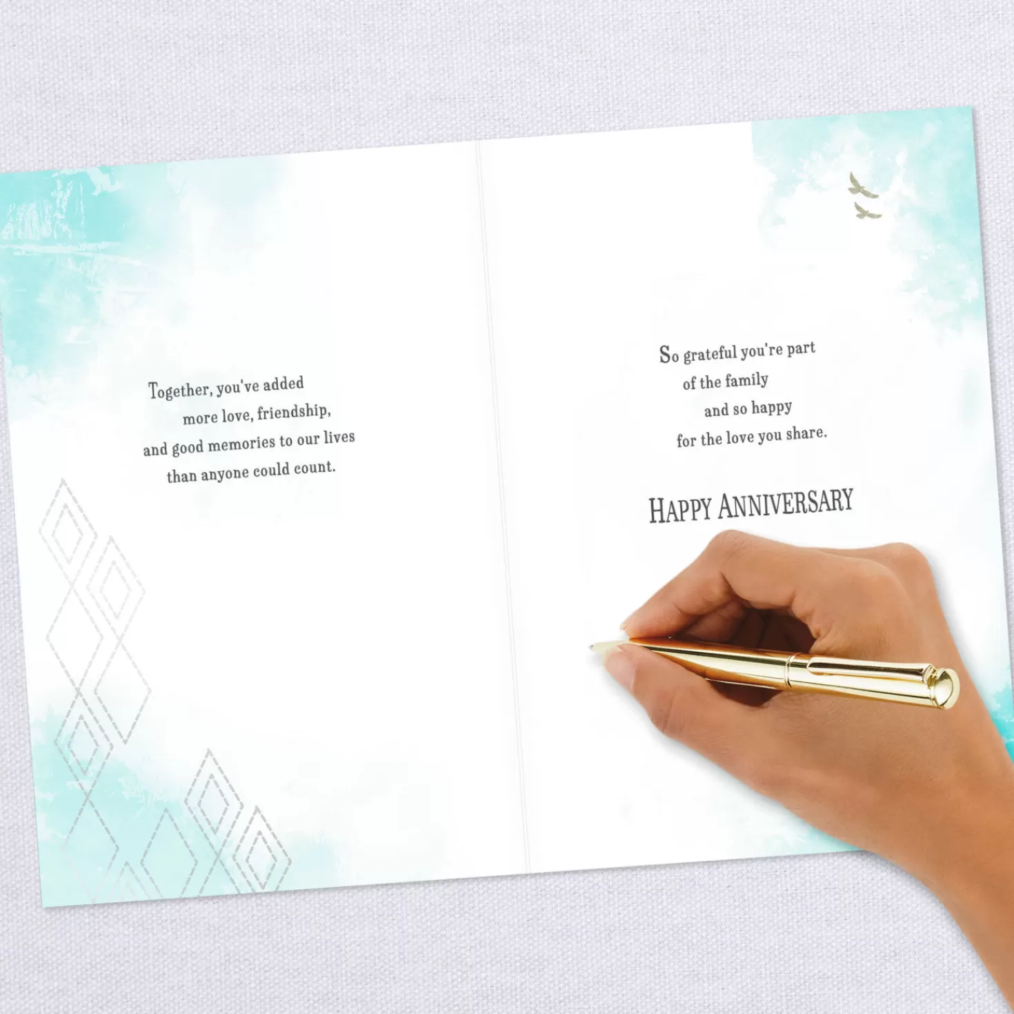 Anniversary>Hallmark Impressionist Landscape Anniversary Card For Brother And His Partner