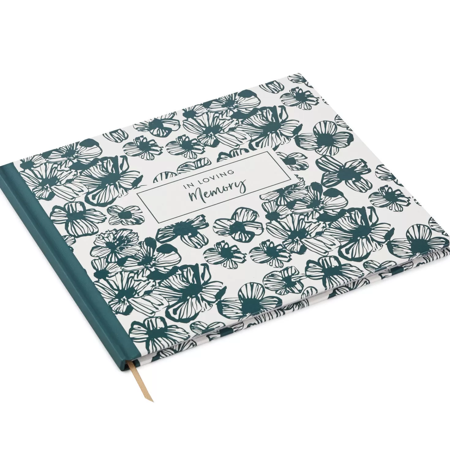 Sale In Loving Memory Floral Funeral Guest Book Sympathy