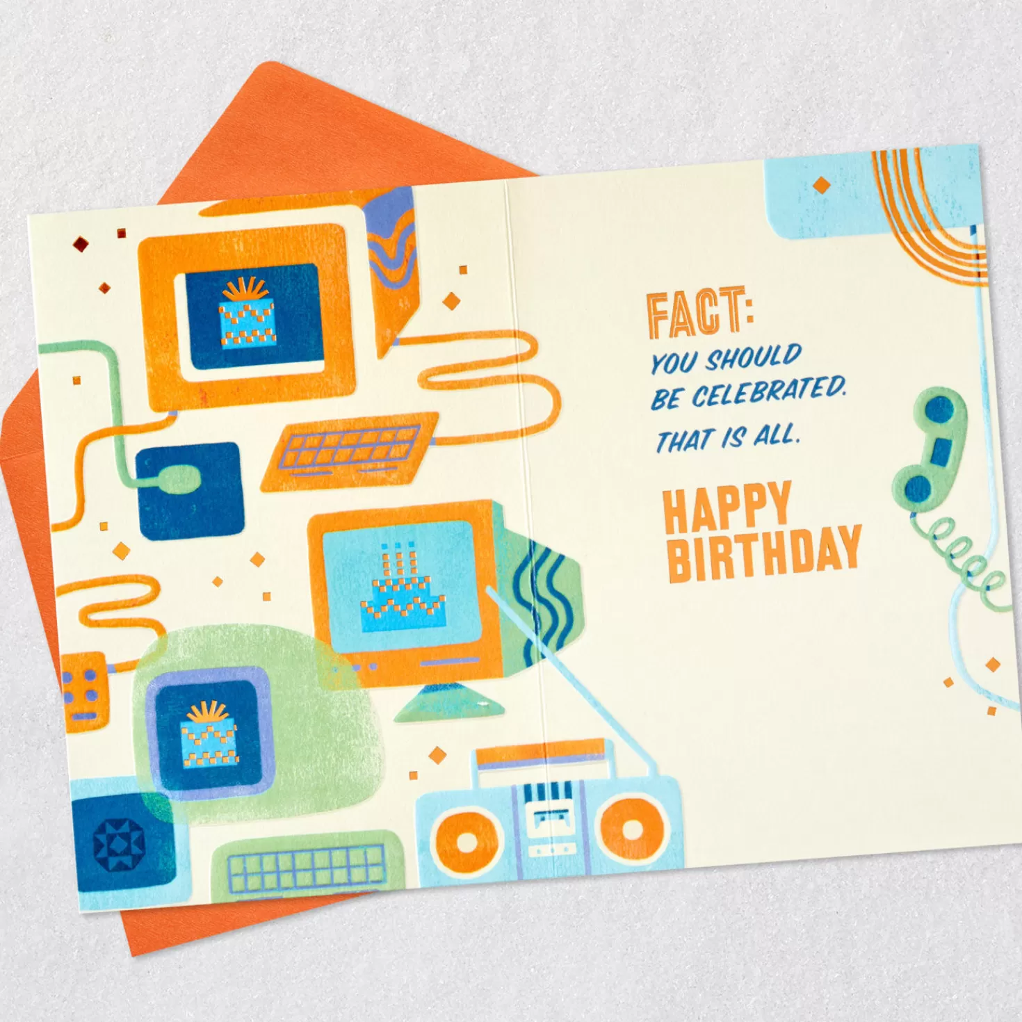 Birthday>Hallmark It's A Fact That You Should Be Celebrated Birthday Card