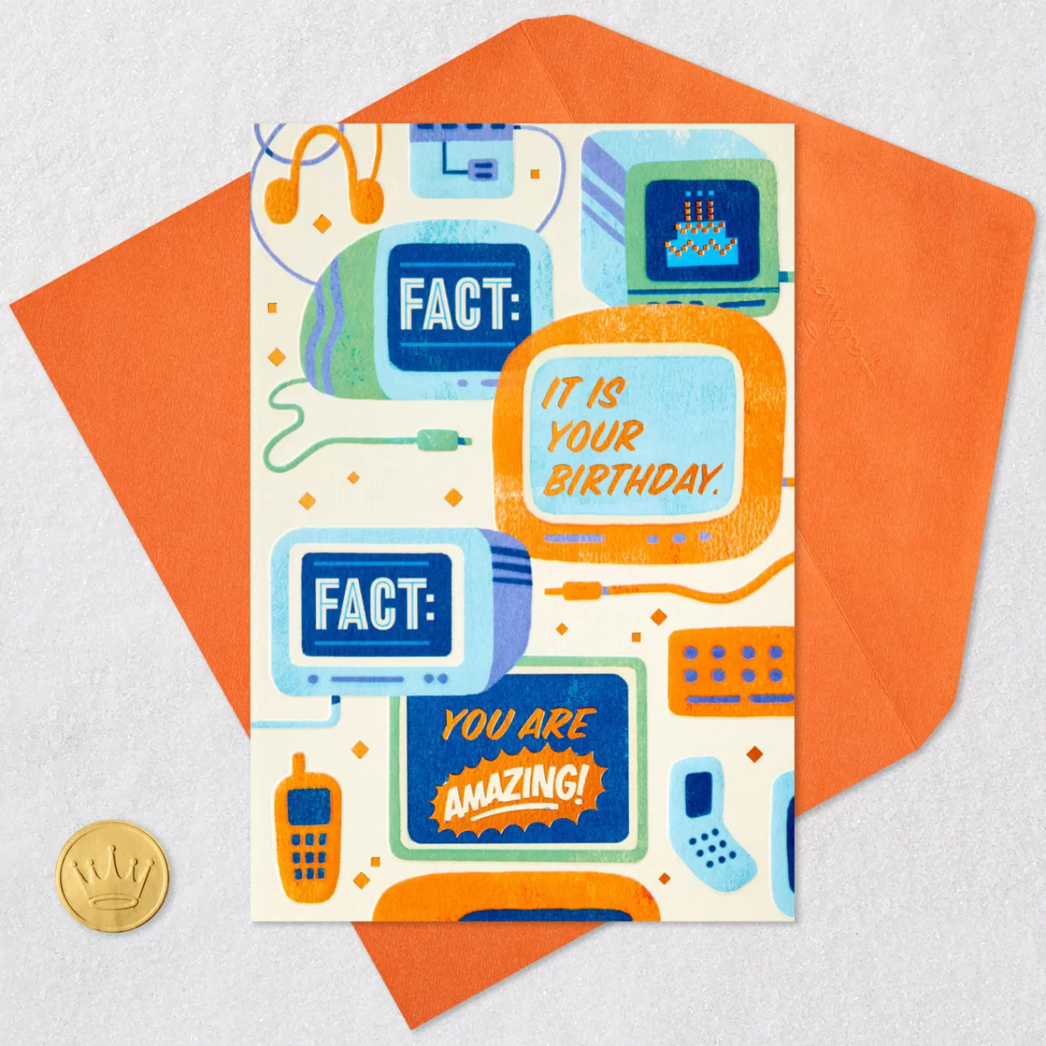 Birthday>Hallmark It's A Fact That You Should Be Celebrated Birthday Card