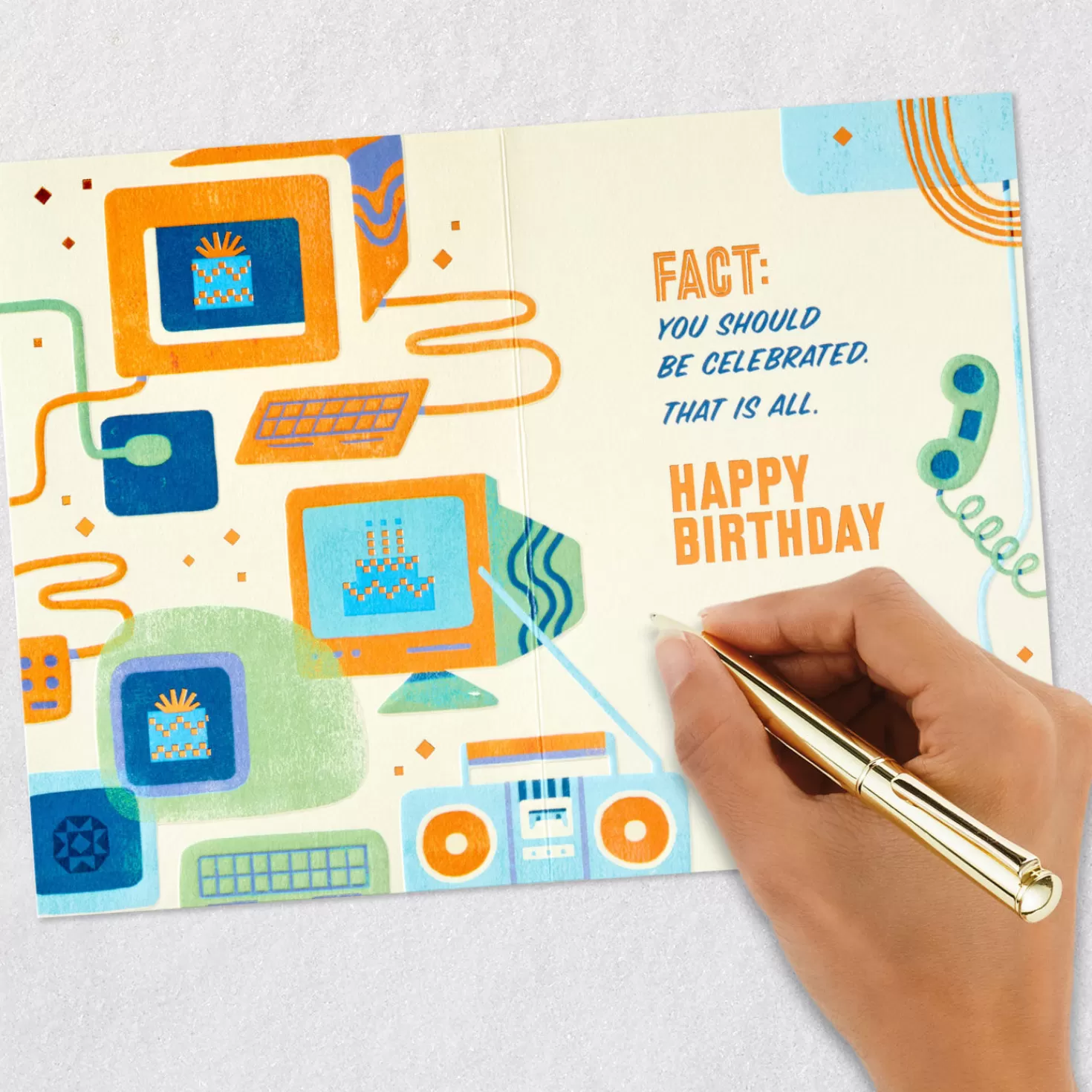 Birthday>Hallmark It's A Fact That You Should Be Celebrated Birthday Card