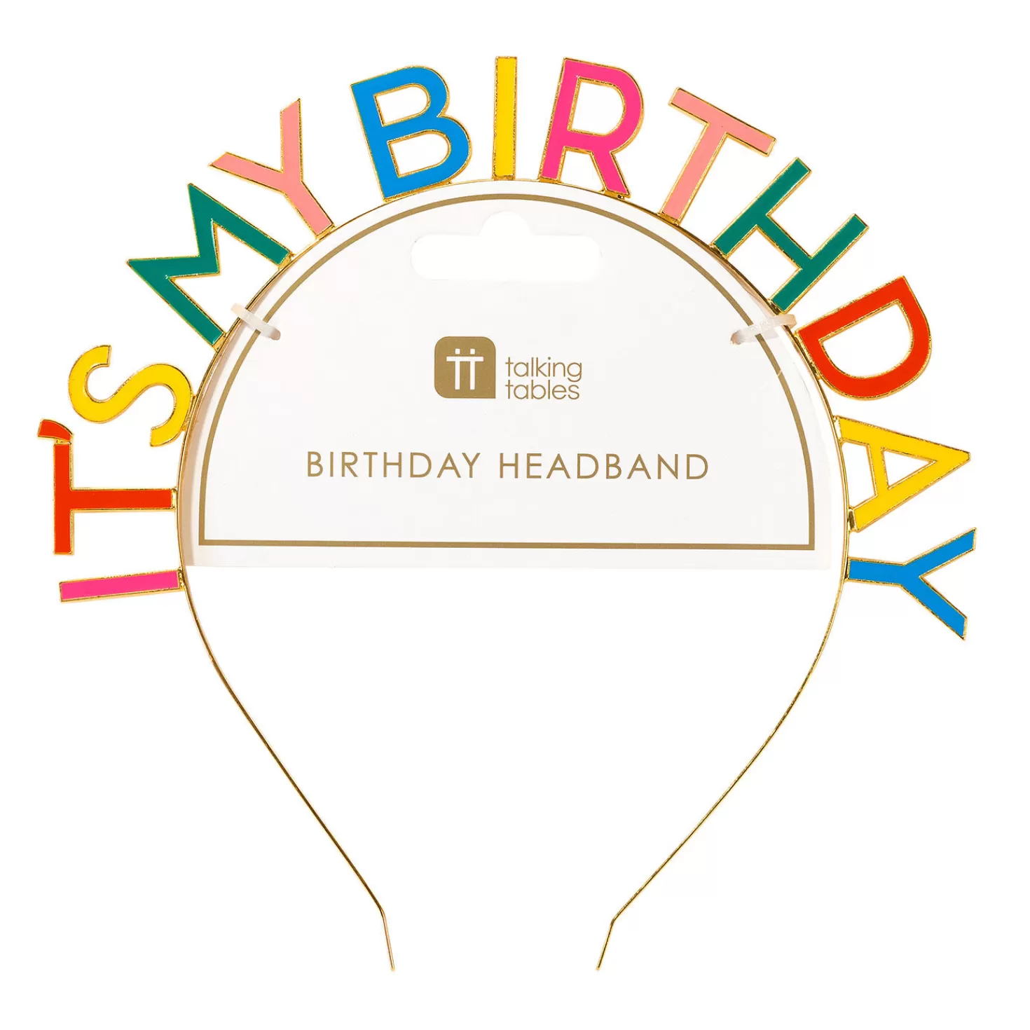 Birthday>Hallmark It's My Birthday Rainbow Headband