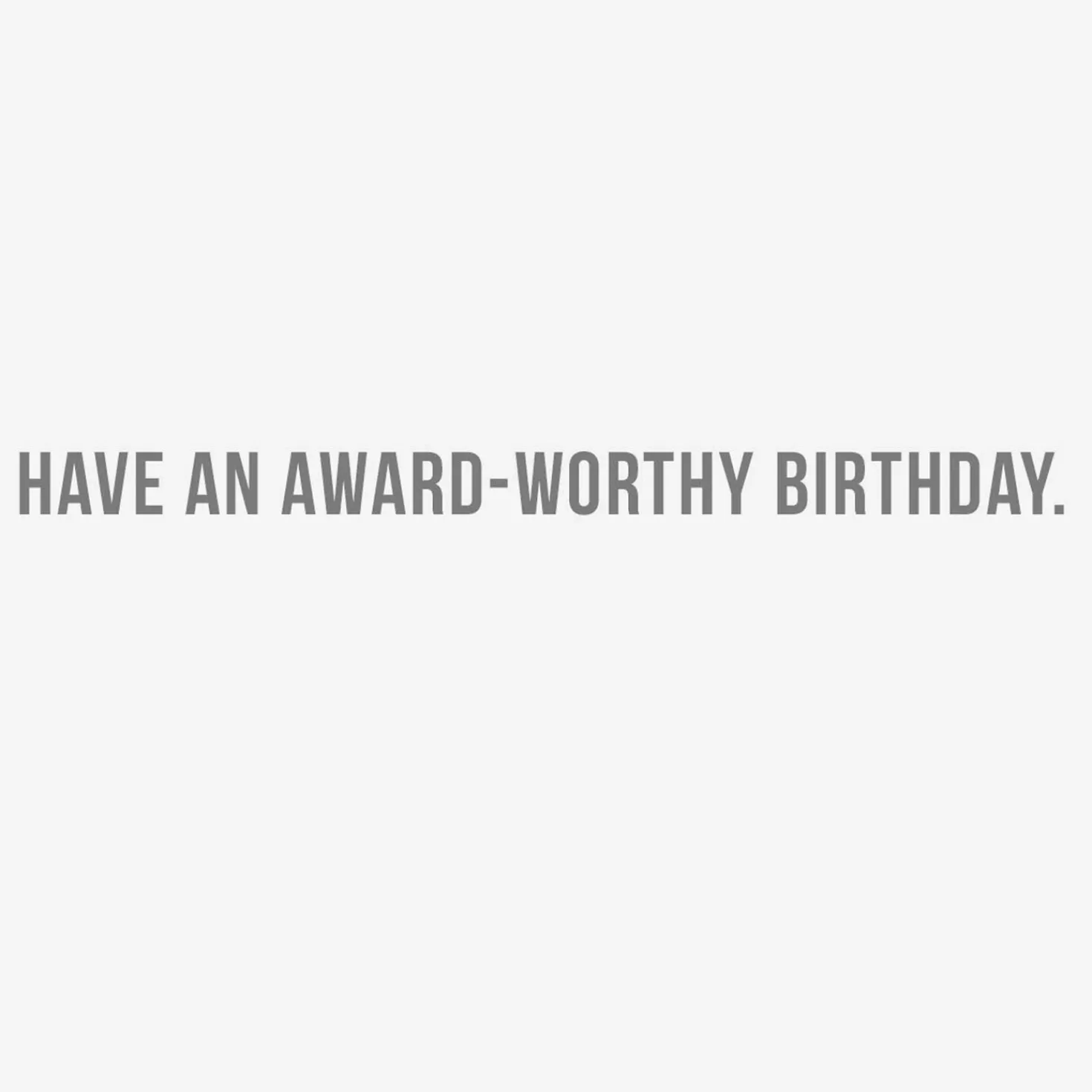 Birthday>Hallmark It's Not The Size Funny Birthday Card