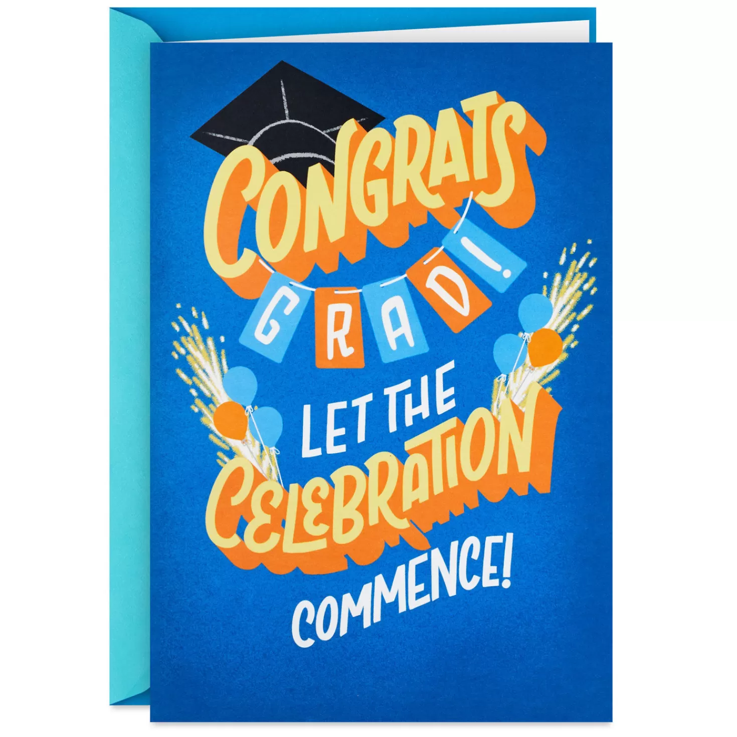 Online It's Party Time! Pop-Up Graduation Card Graduation