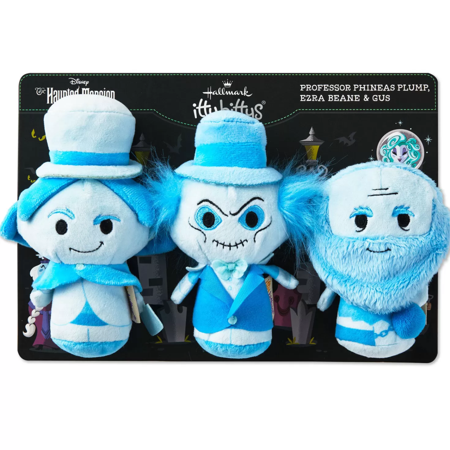 Halloween (10/31)>Hallmark Itty Bittys® Disney The Haunted Mansion Ghosts Glow-In-The-Dark Plush, Set Of 3