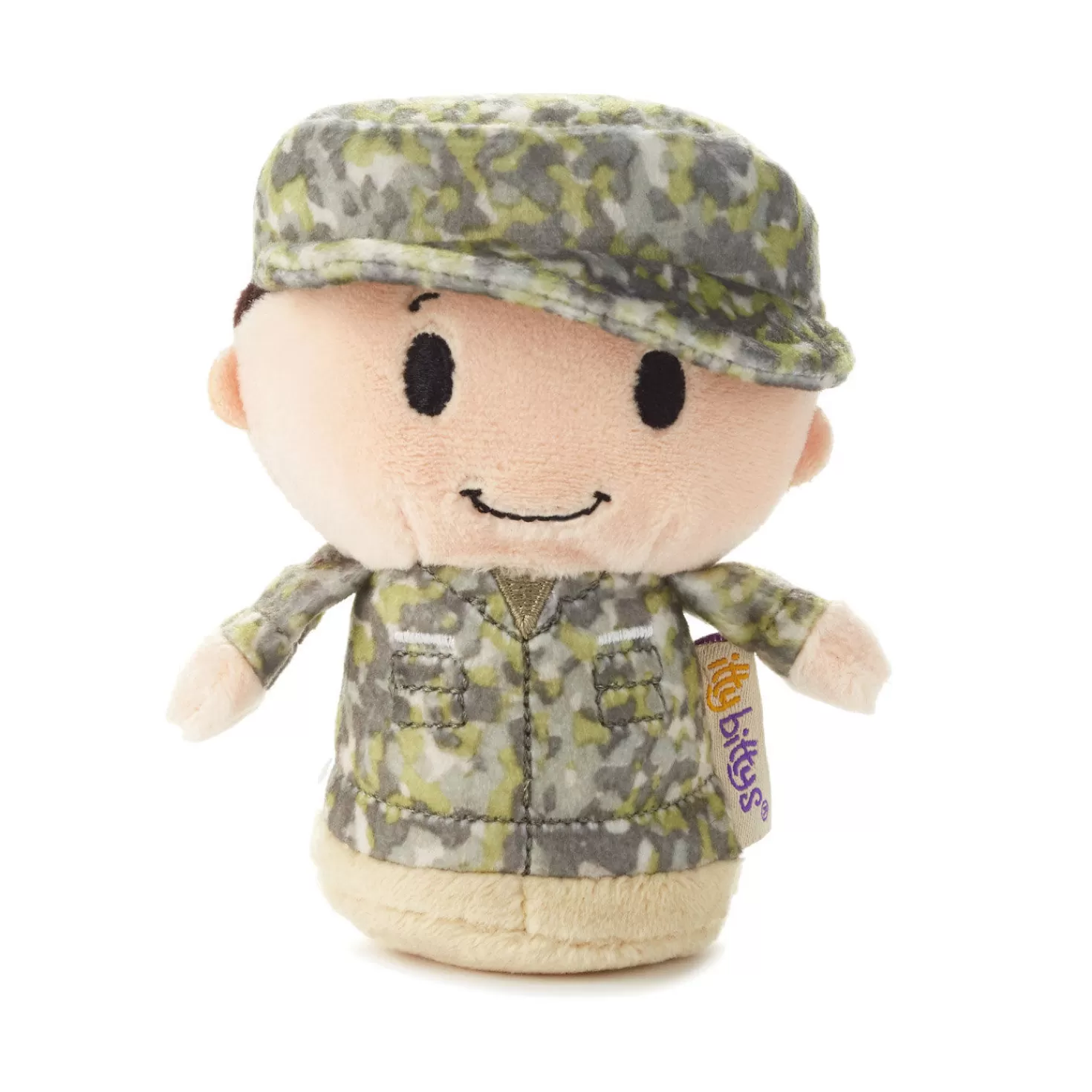 New Itty Bittys® Green Camo Boy Plush Military Appreciation