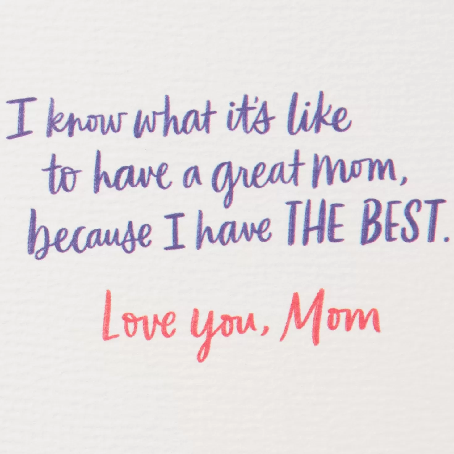 Birthday>Hallmark I'Ve Got A Great Mom Birthday Card