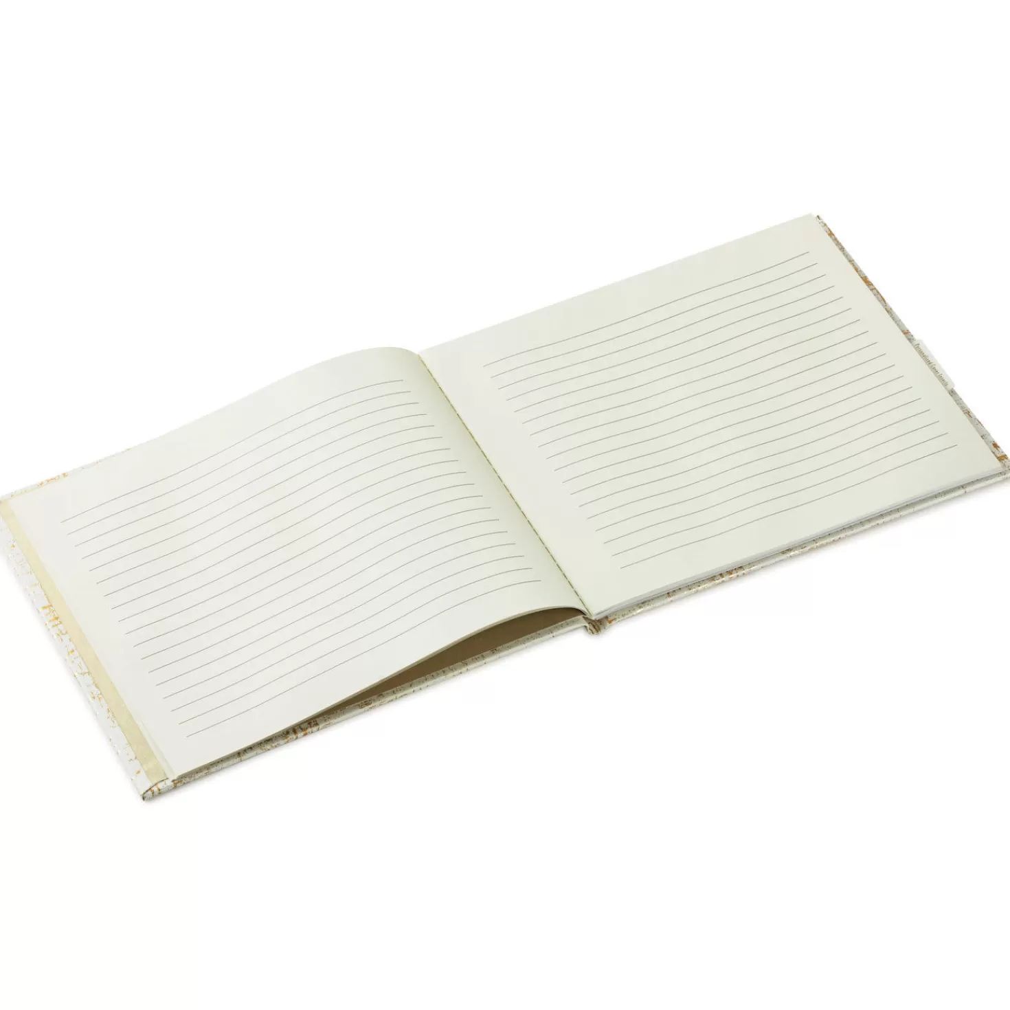 Anniversary>Hallmark Ivory And Gold Guest Book