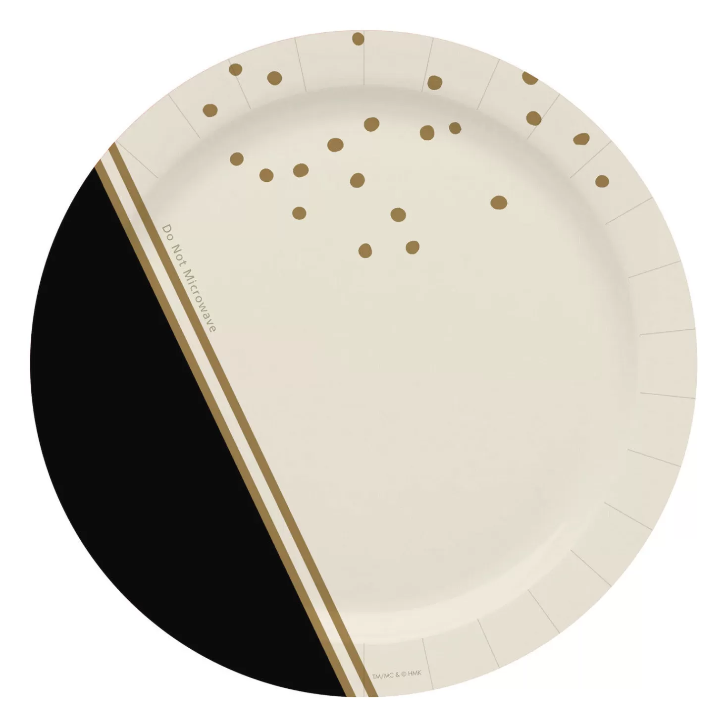Best Sale Ivory, Black And Gold Dinner Plates, Set Of 8 Wedding